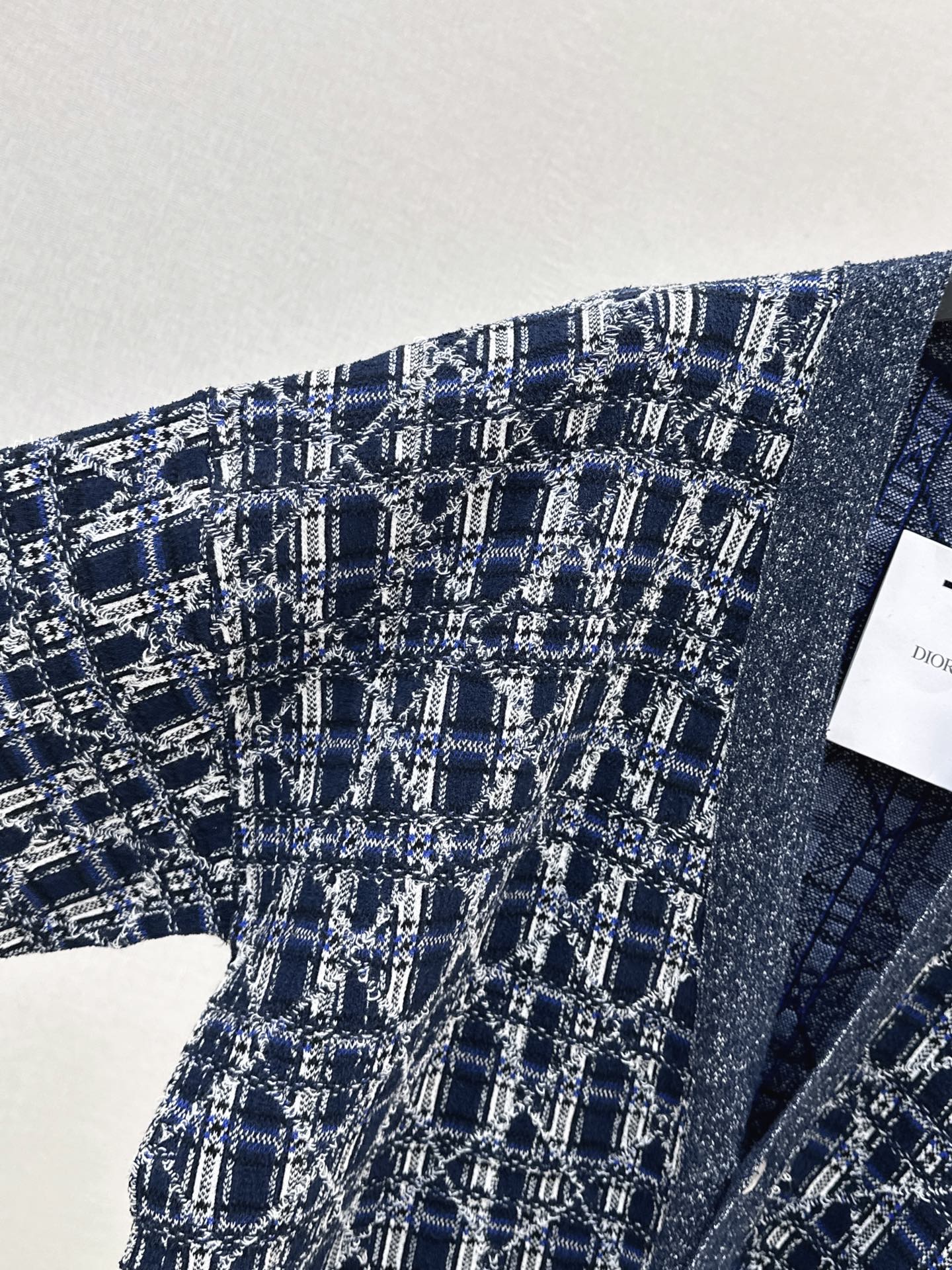 CD 26ss check cardigan