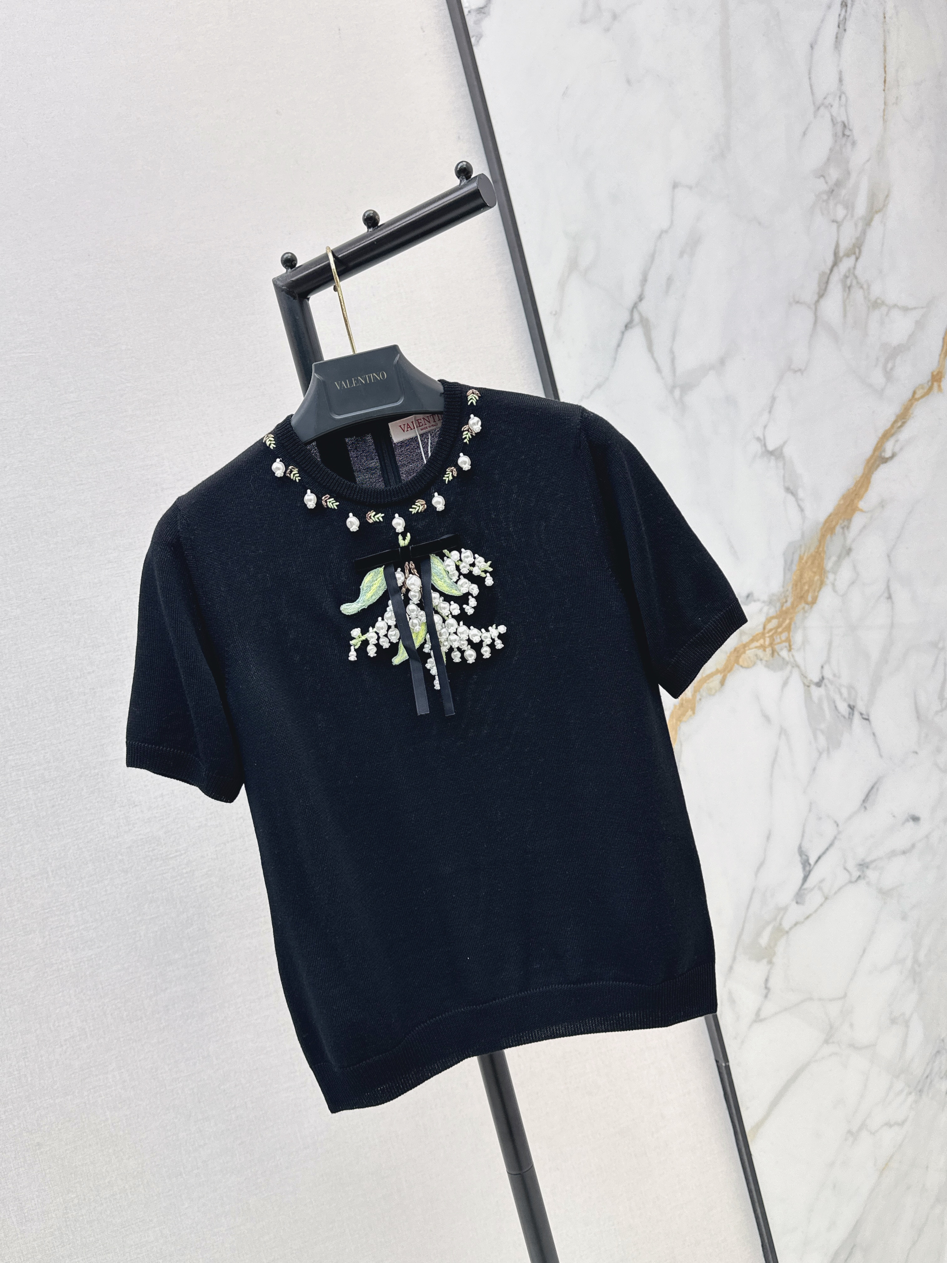 Valen 26ss beading sweater