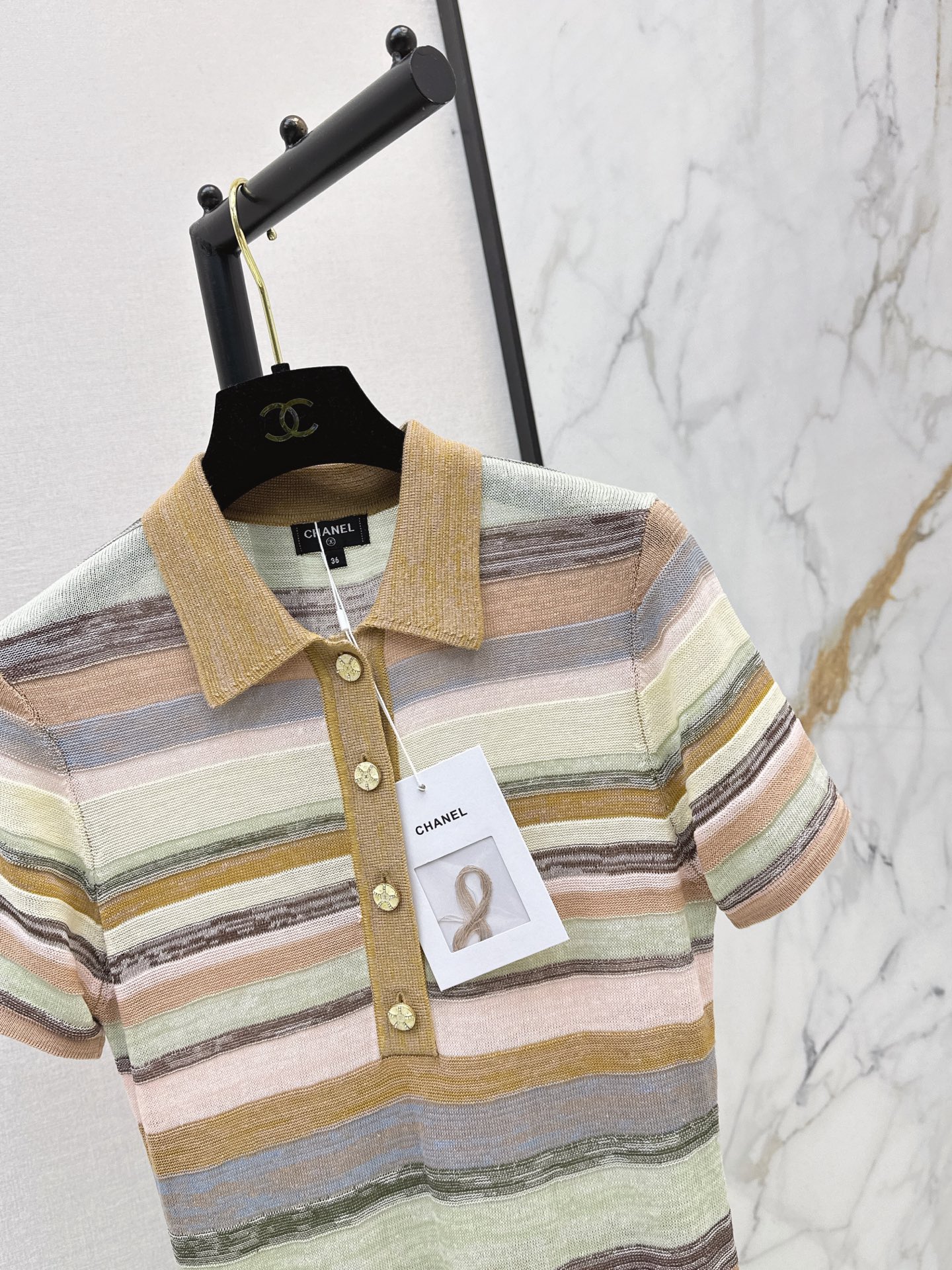 Chan 26ss striped dress