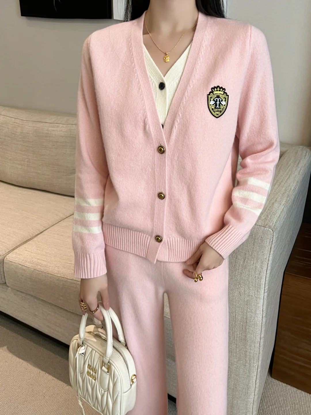 Thom 25fw wool sweater pants set