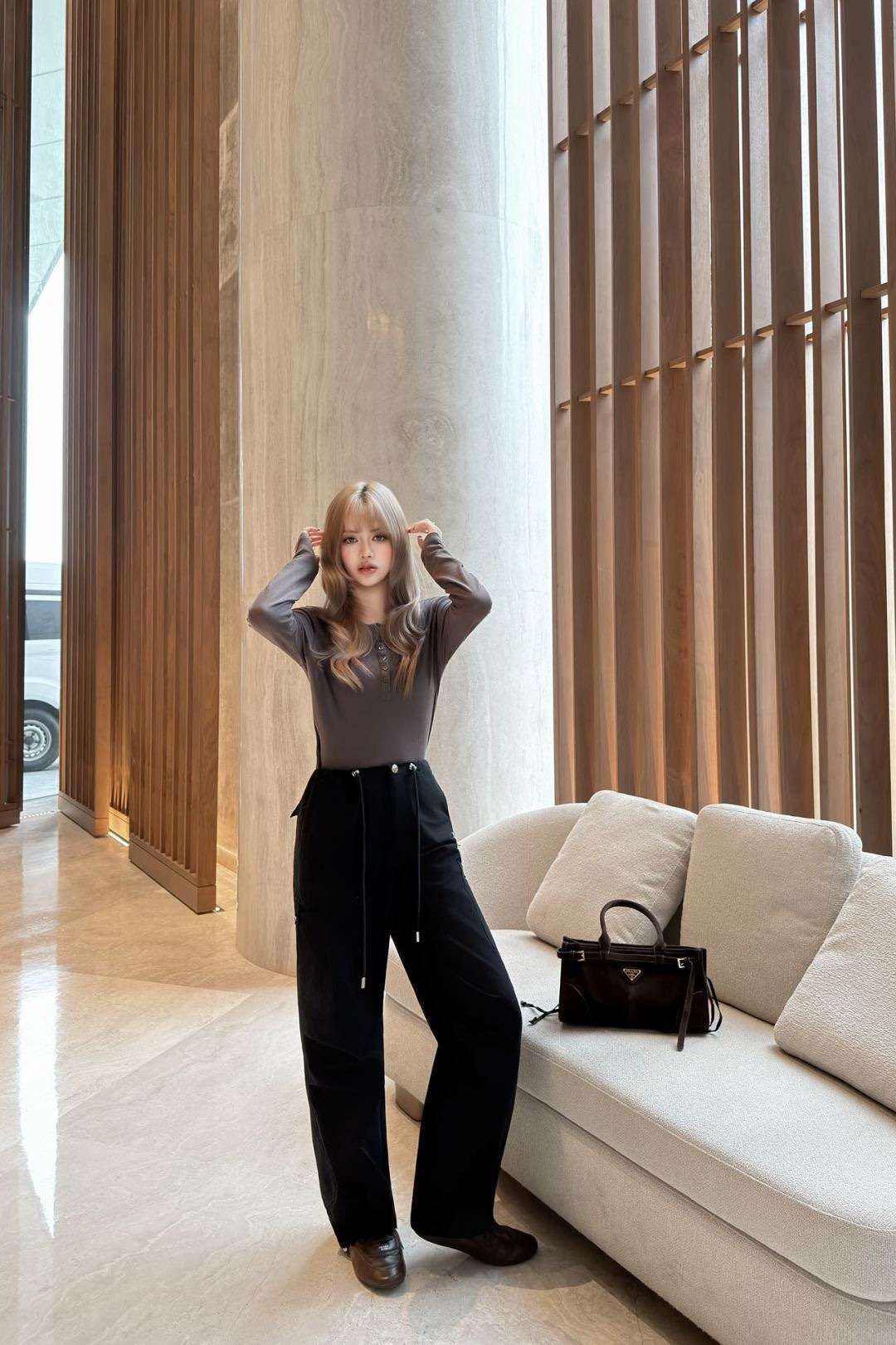 Pra 26ss wide-leg pants