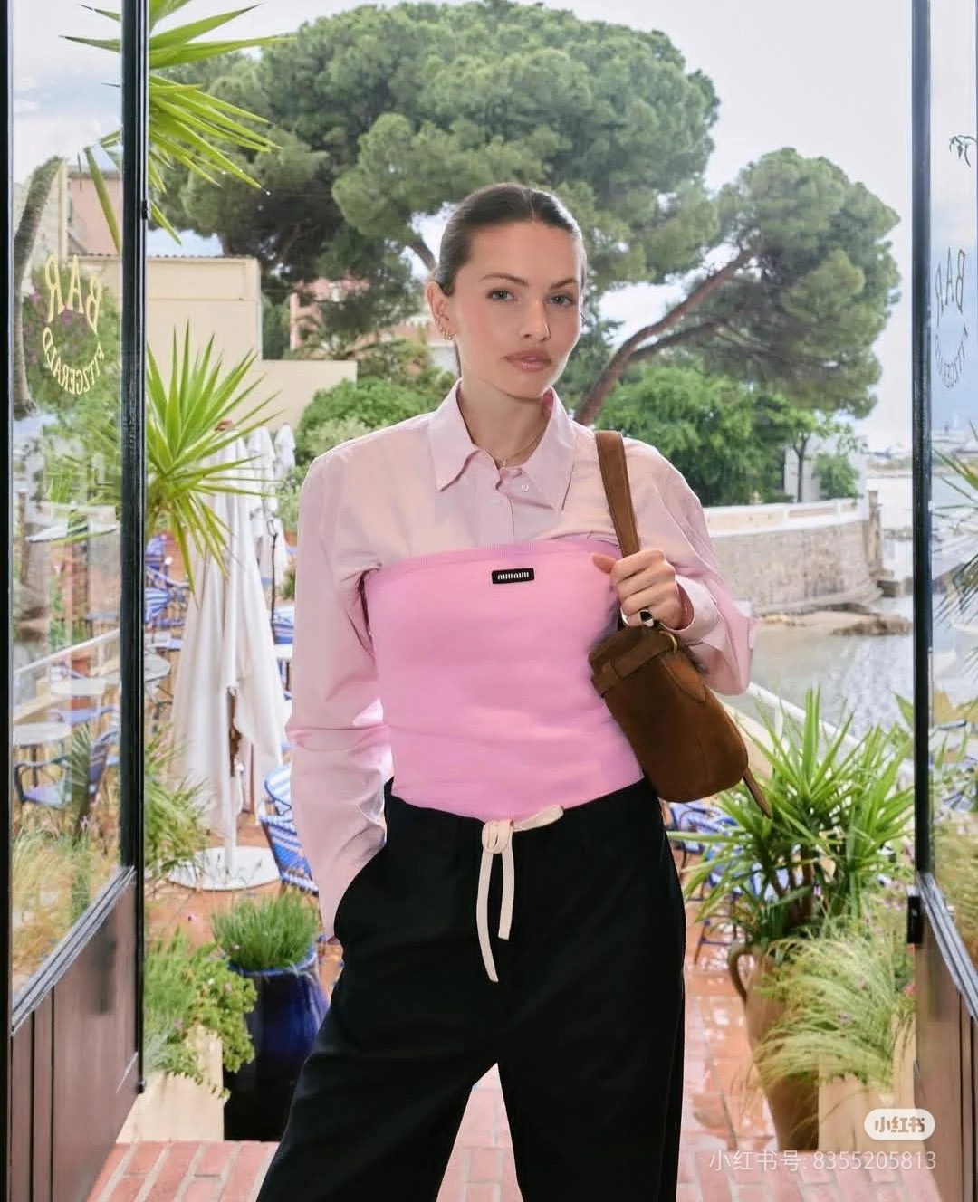 Miu 26ss knit tube top