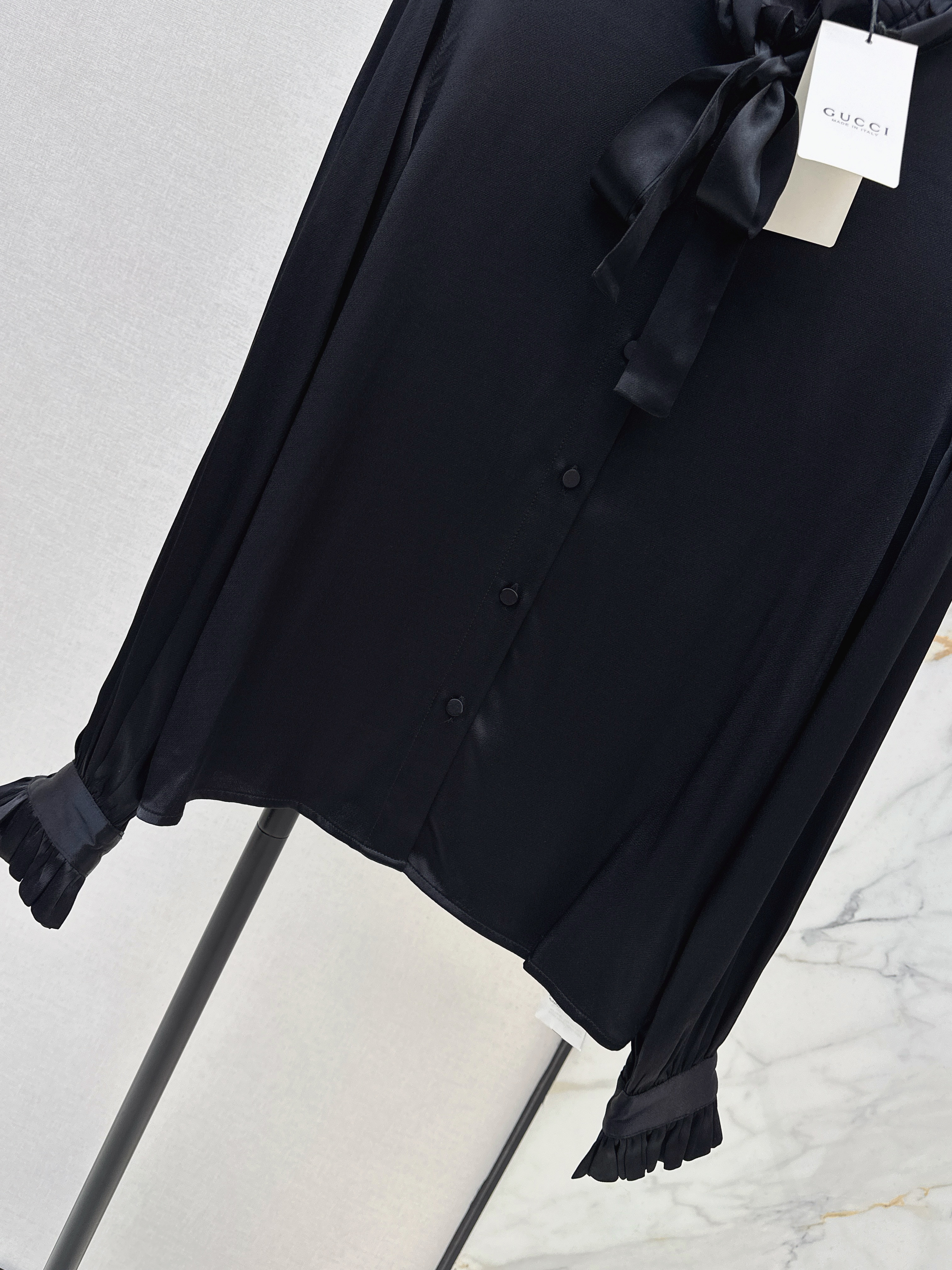 Guc 26ss ruffle ribbon shirts