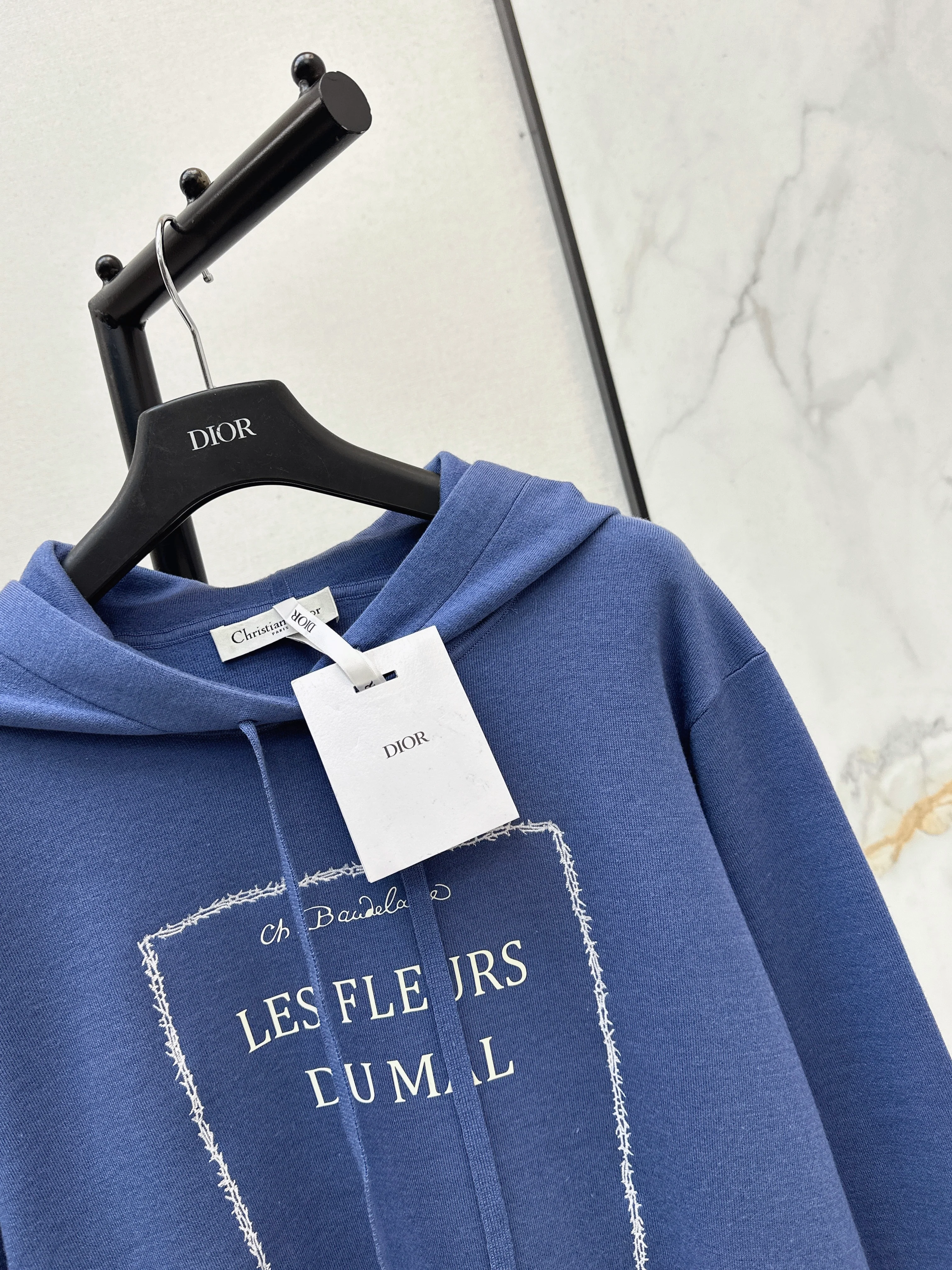 CD 26ss hooded knitted sweater