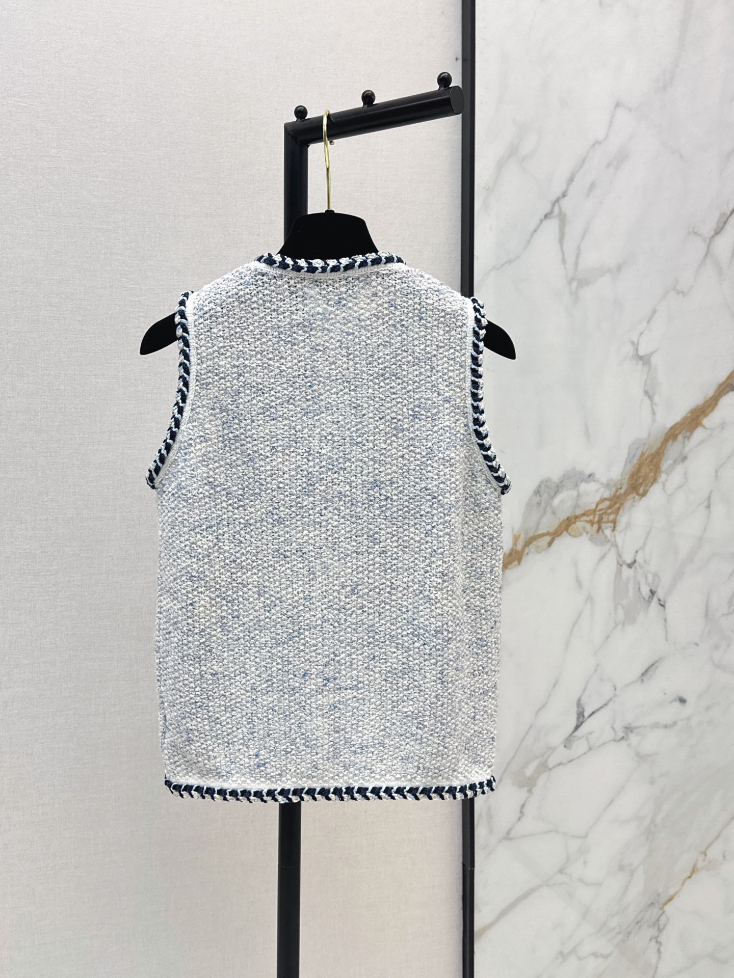 Chan 26ss knit vest jacket