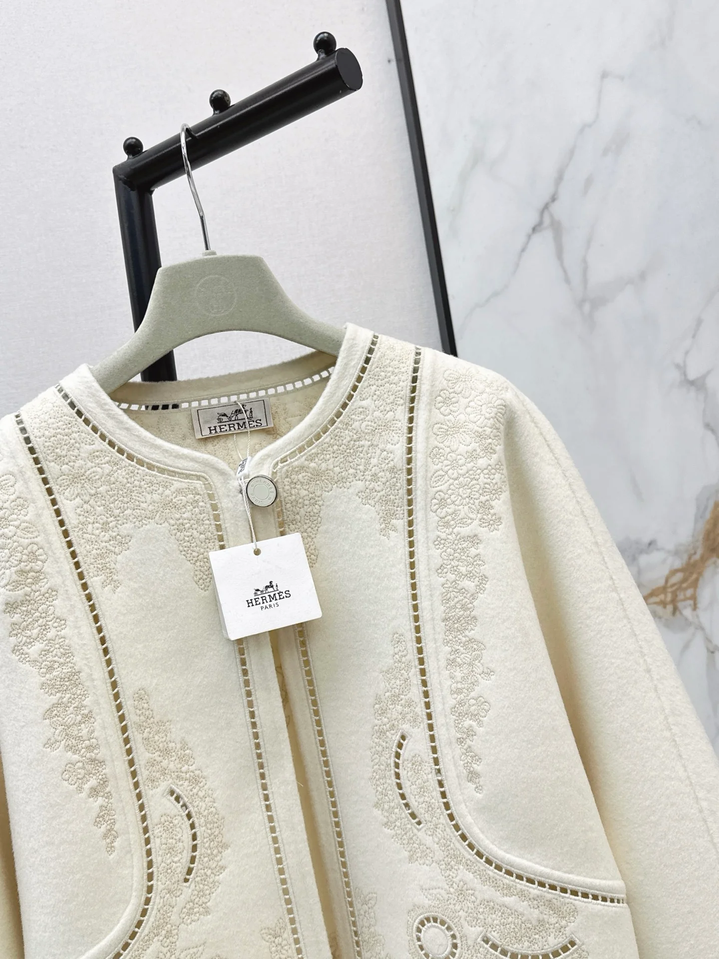 Herm 25fw embroidery jacket