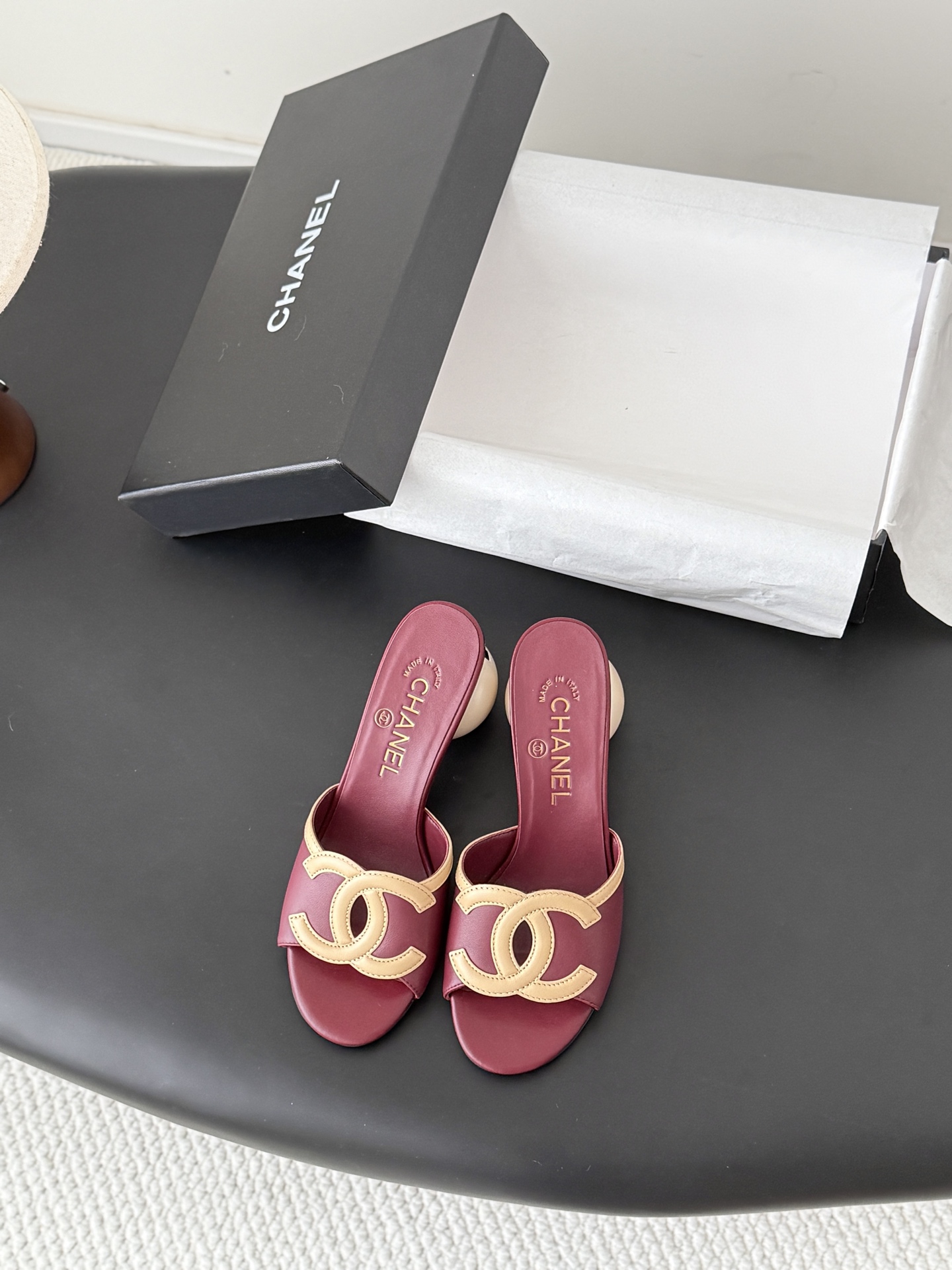 Chan 26p chunky heel