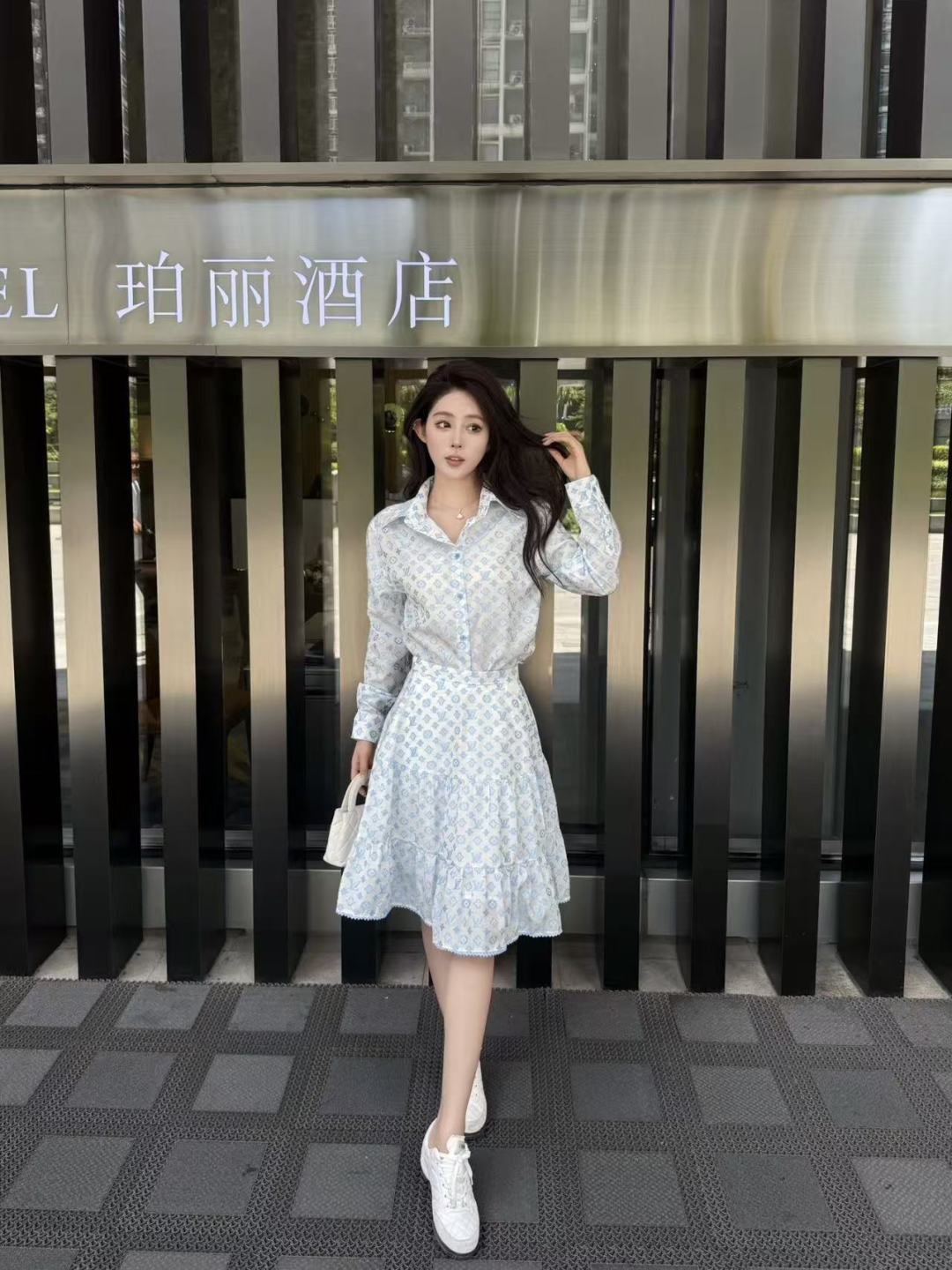 Loui 26ss layered skirt