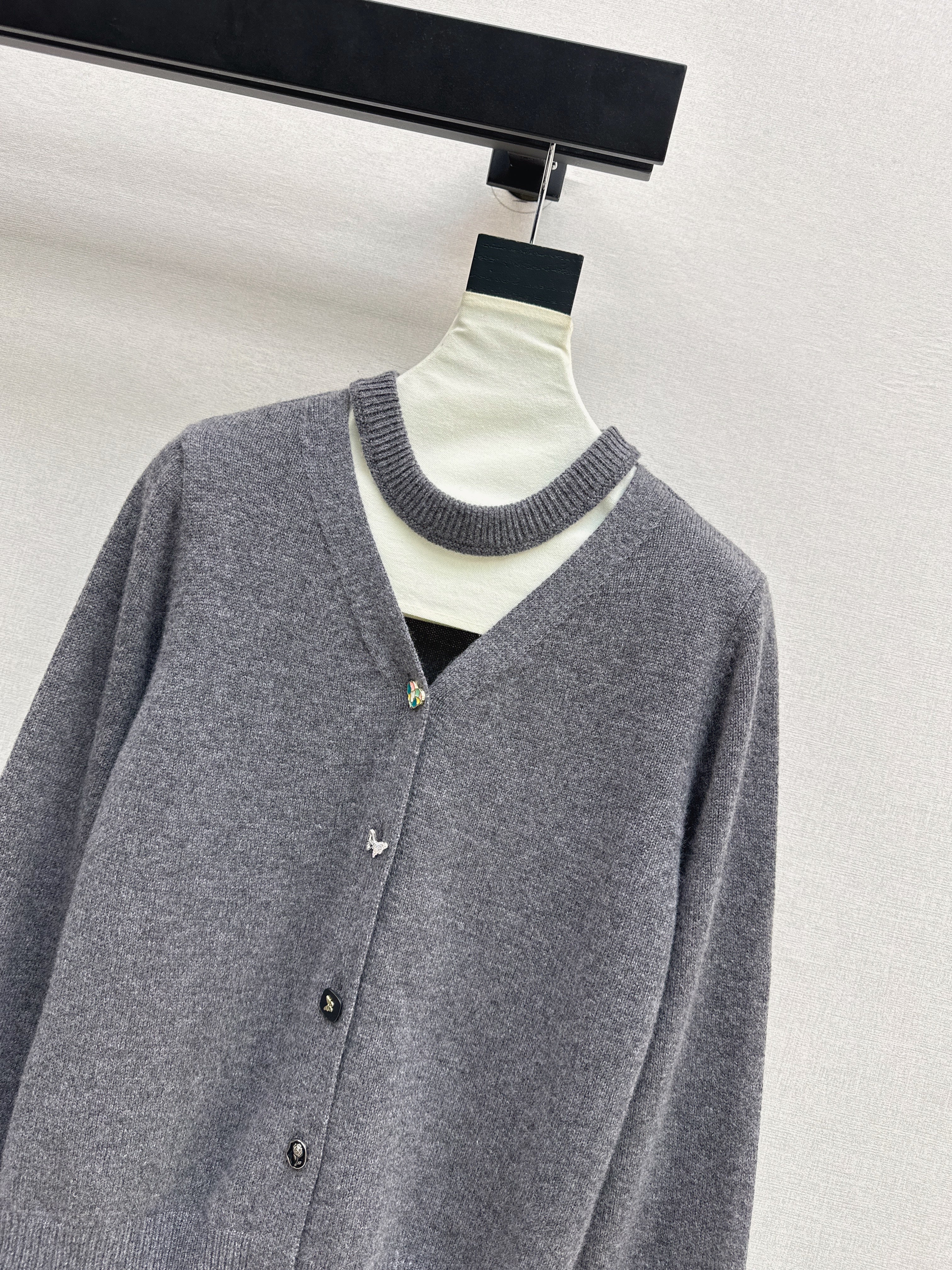 Chan 26ss wool cardigan