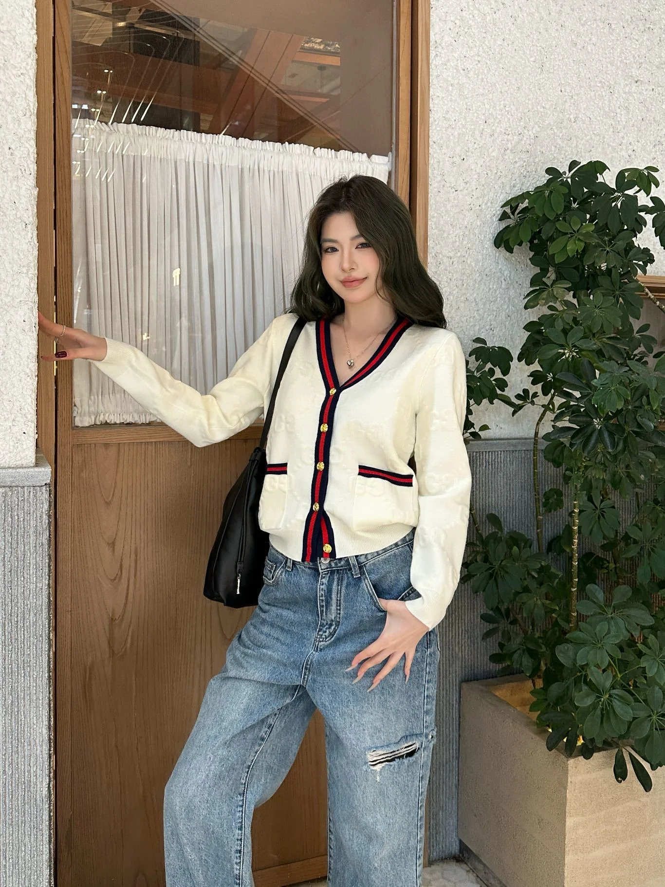 Gucc 25fw wool cardigan