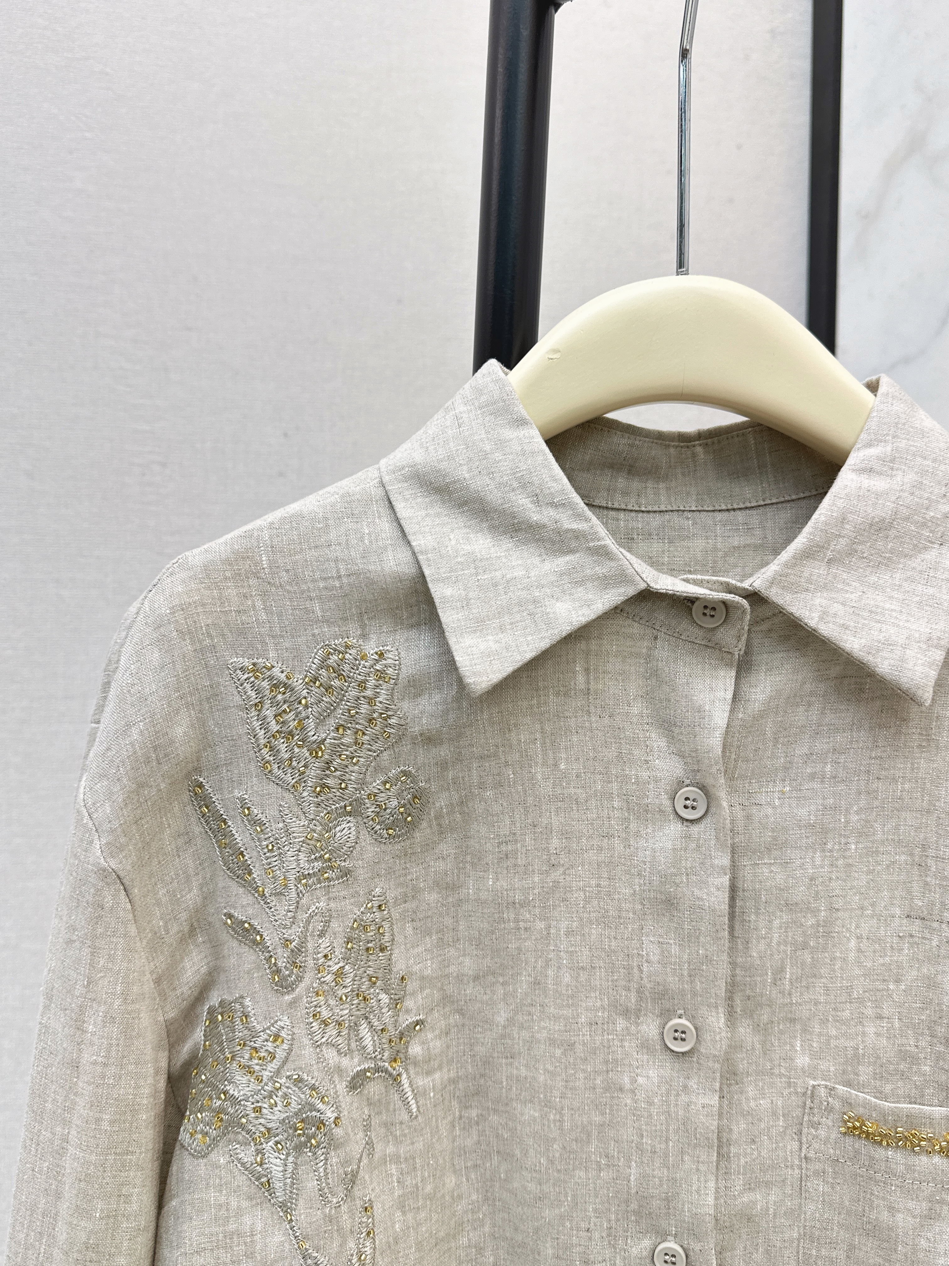 Valen 26ss embroidery shirt