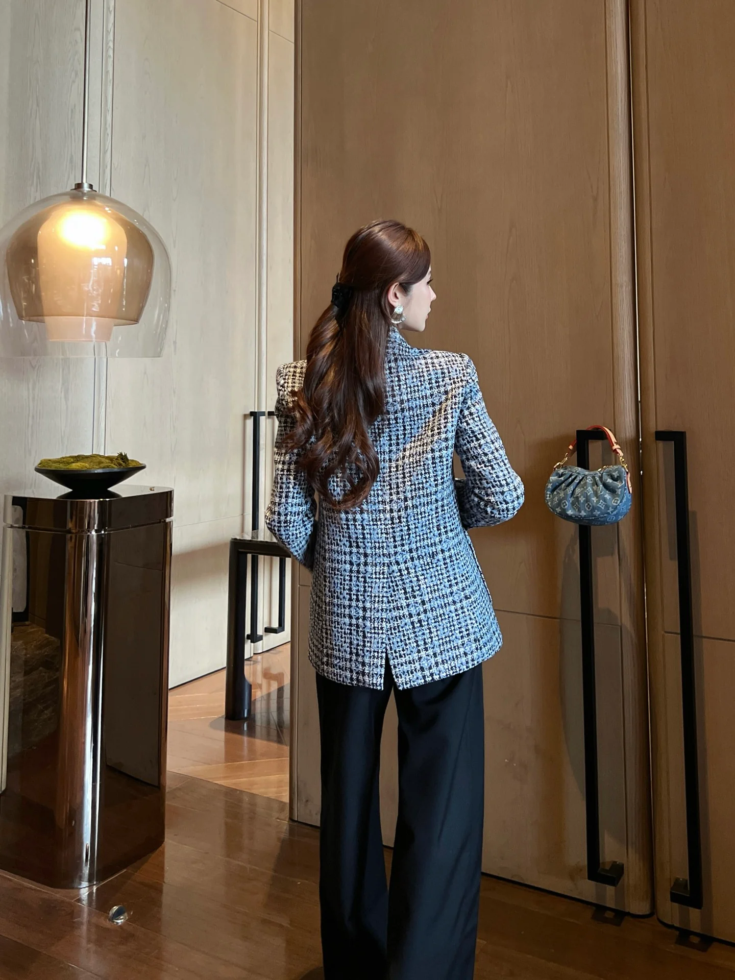 Louis 26ss woven blazer