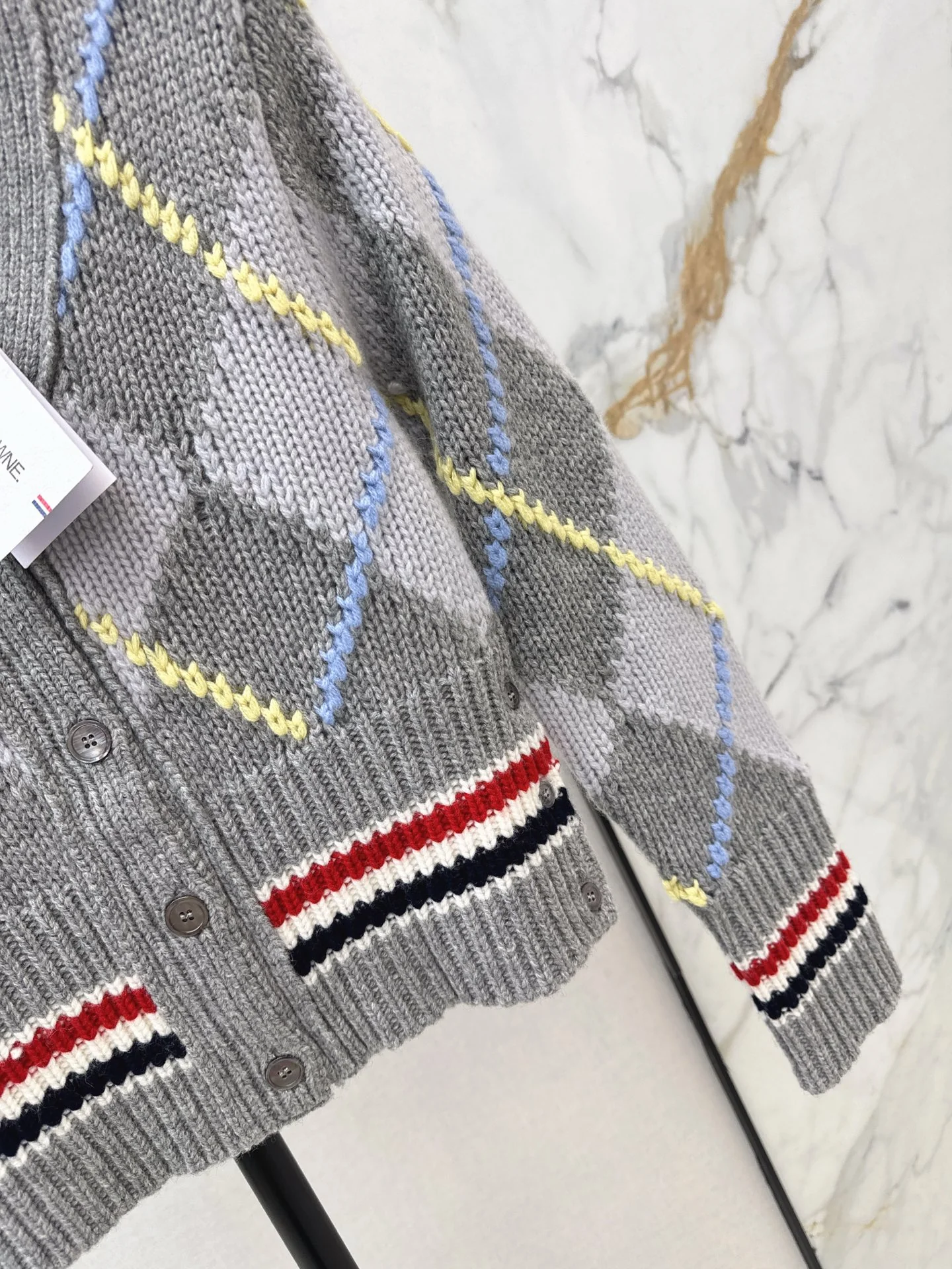 Thom 25fw jacquard cardigan