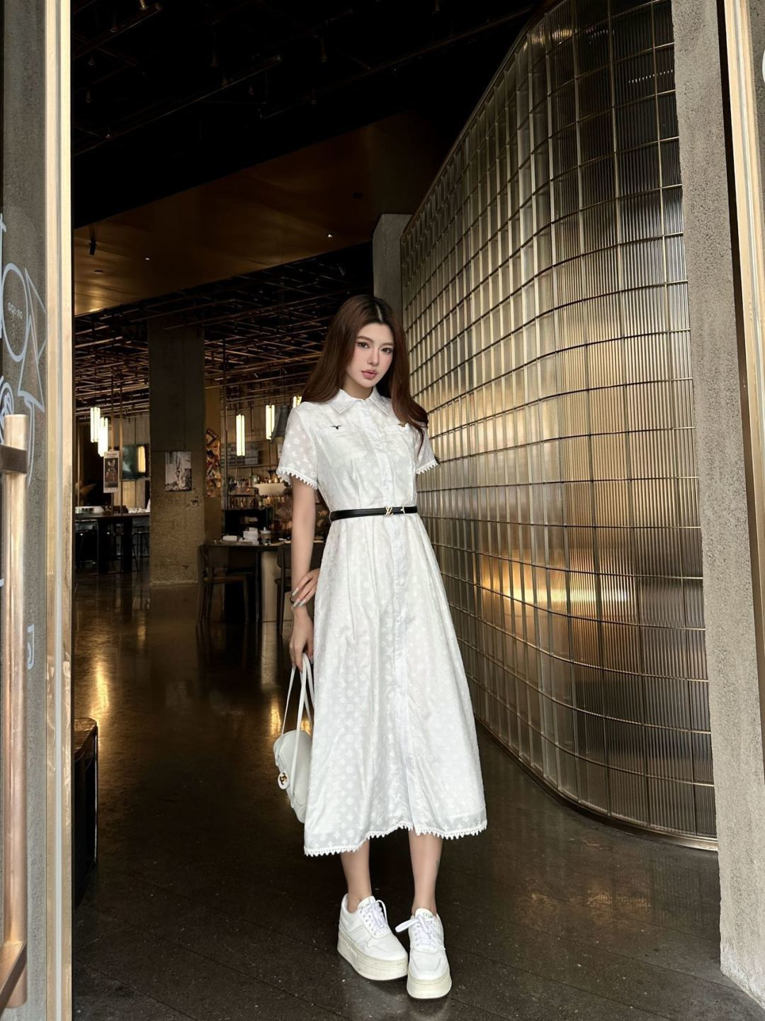 Loui 26ss jacquard dress