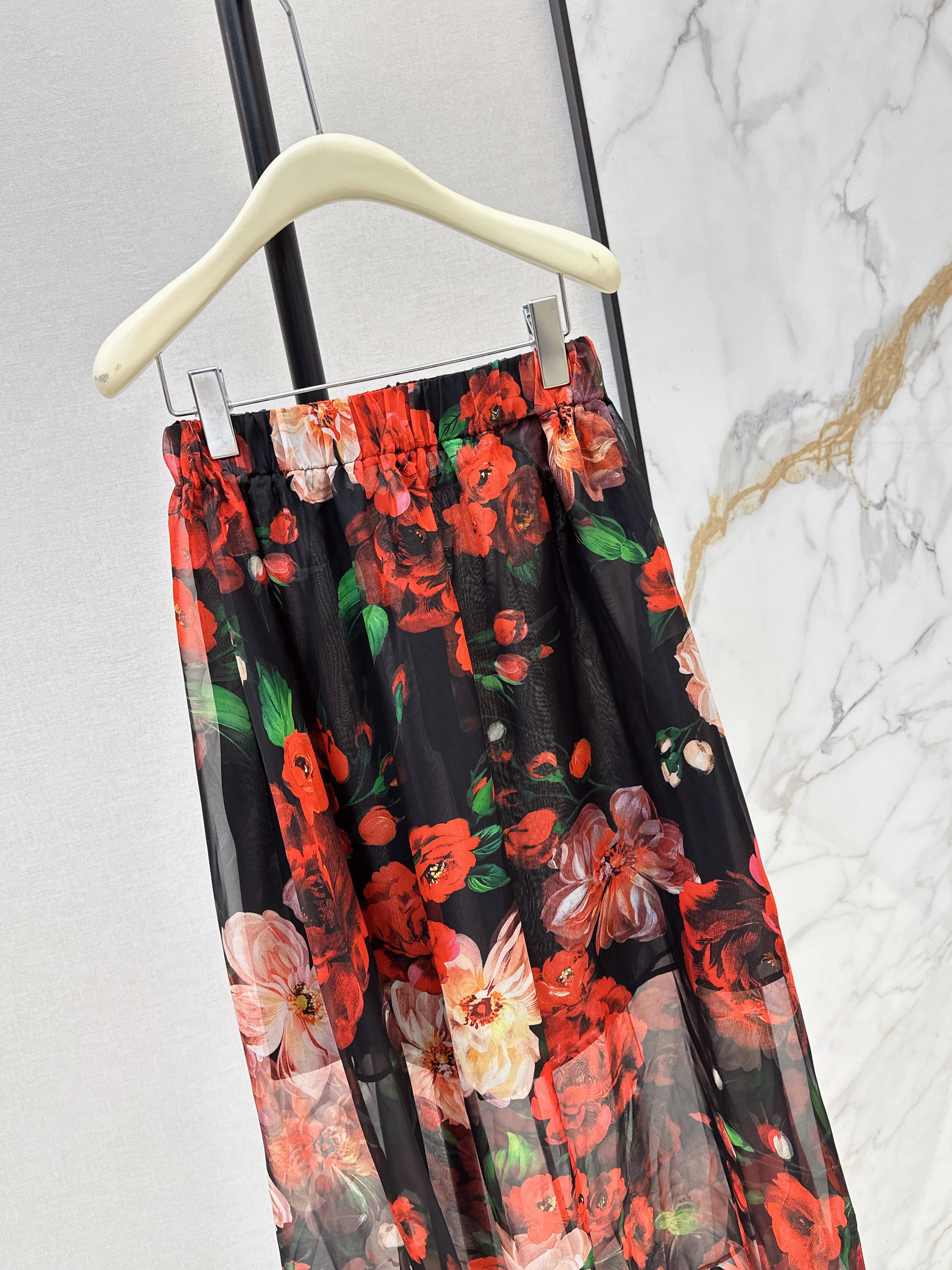 Dolc 26ss floarl print skirt