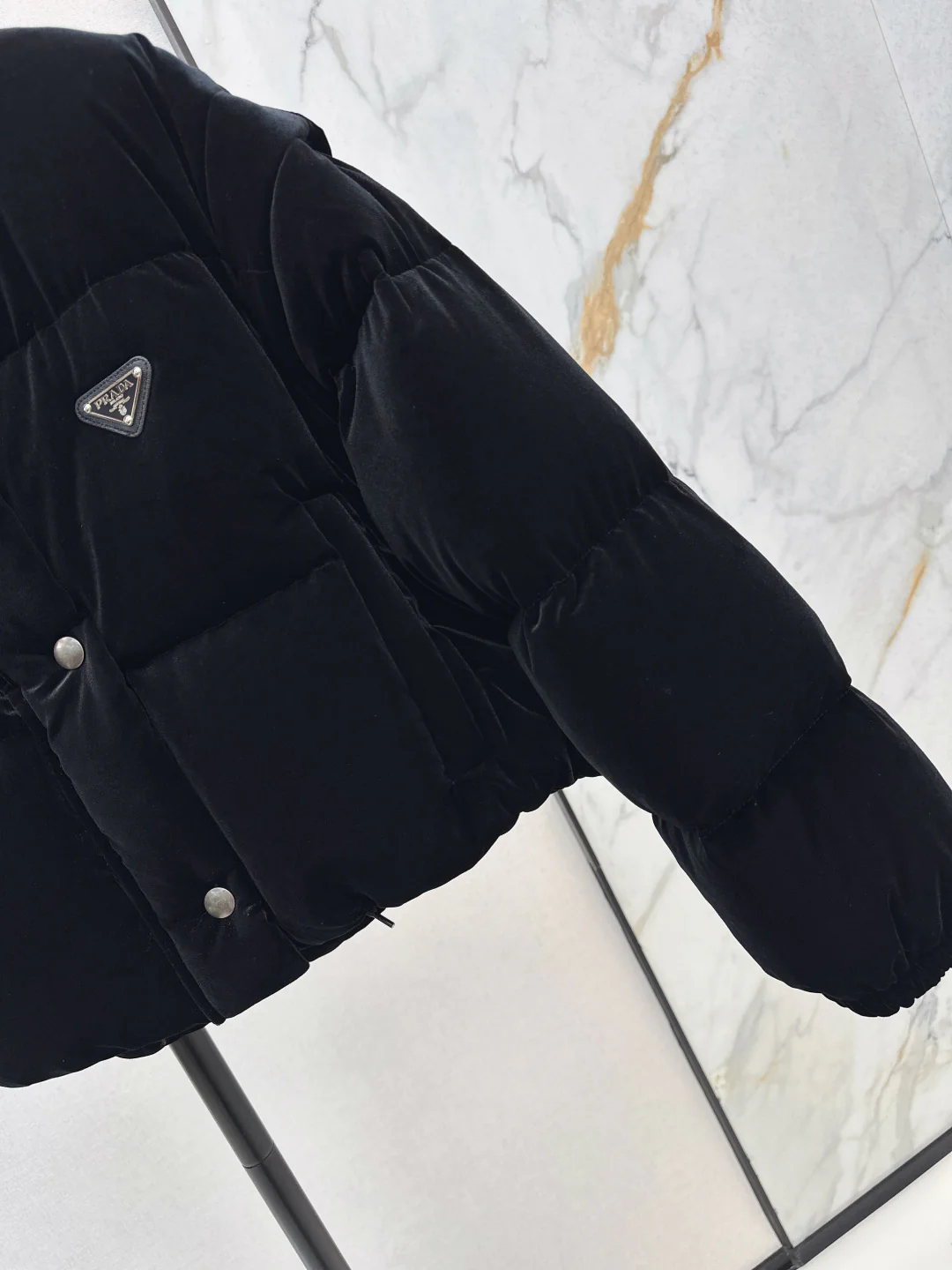 Pra 25fw velvet detachable down jacket