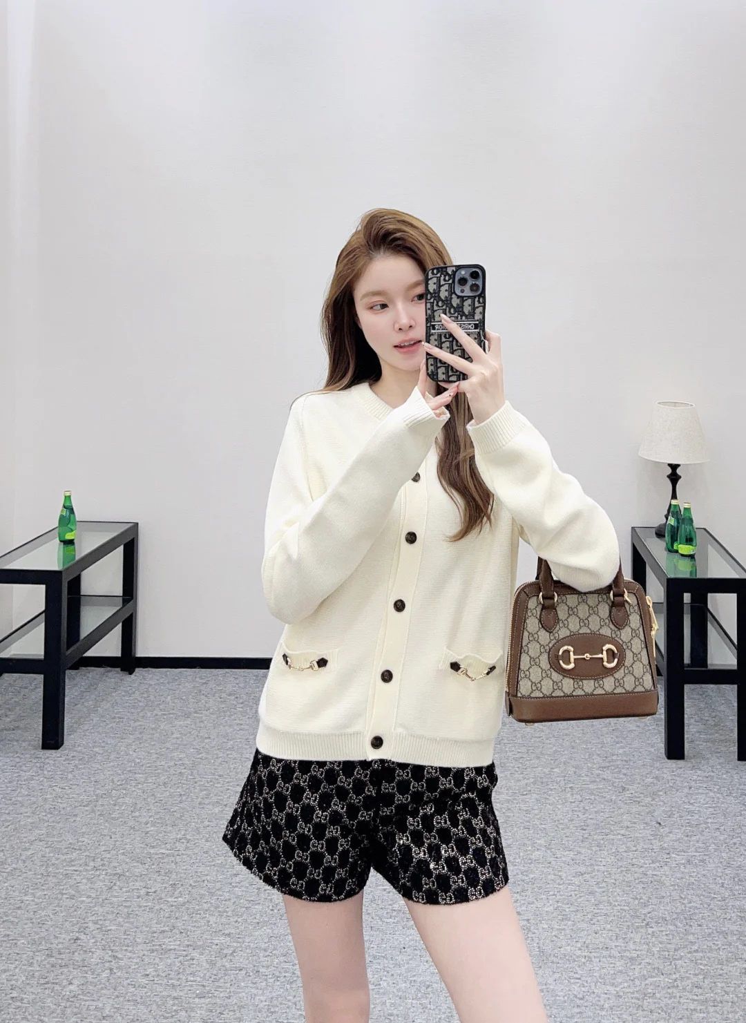 Gucc 26ss knit cardigan