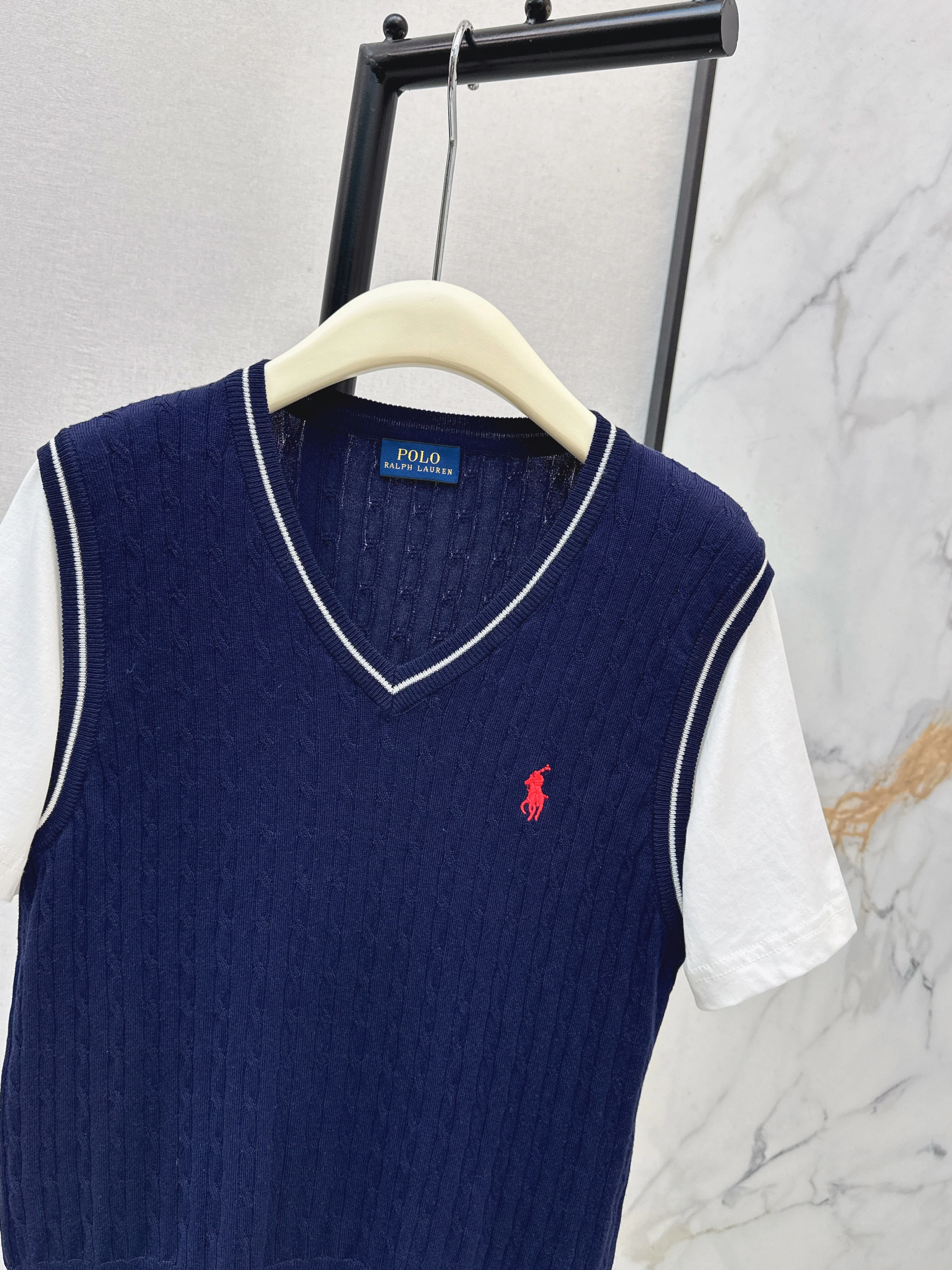 Ralp 26ss 2in1 knitted vest t-shirts
