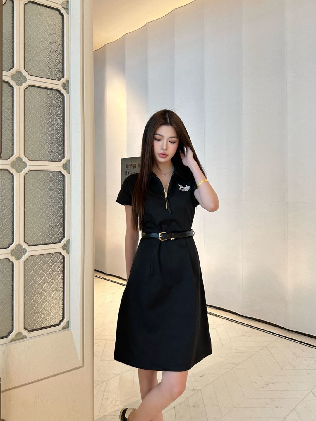 Celi 26ss belted dress