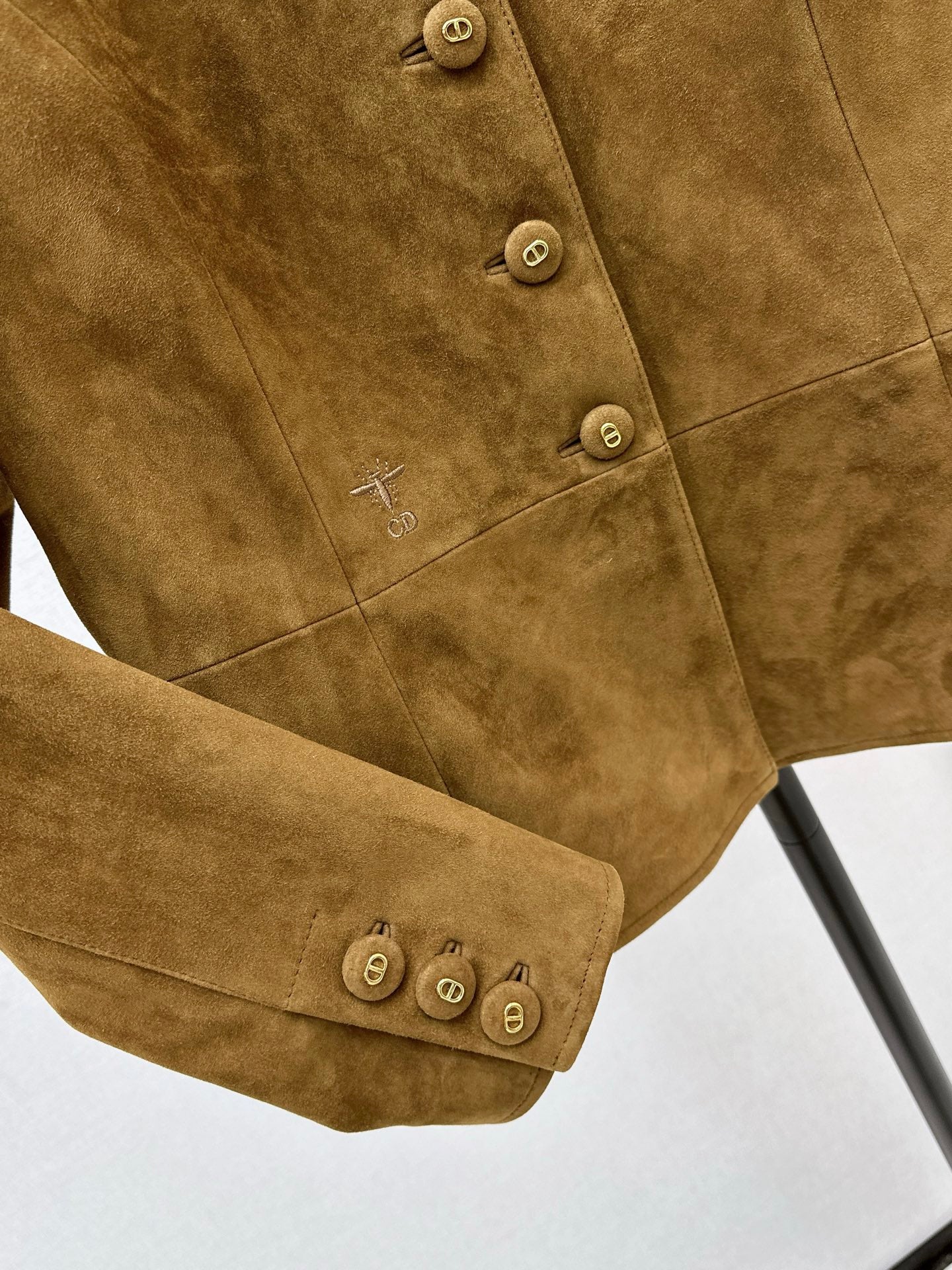 CD 25fw suede leather jacket