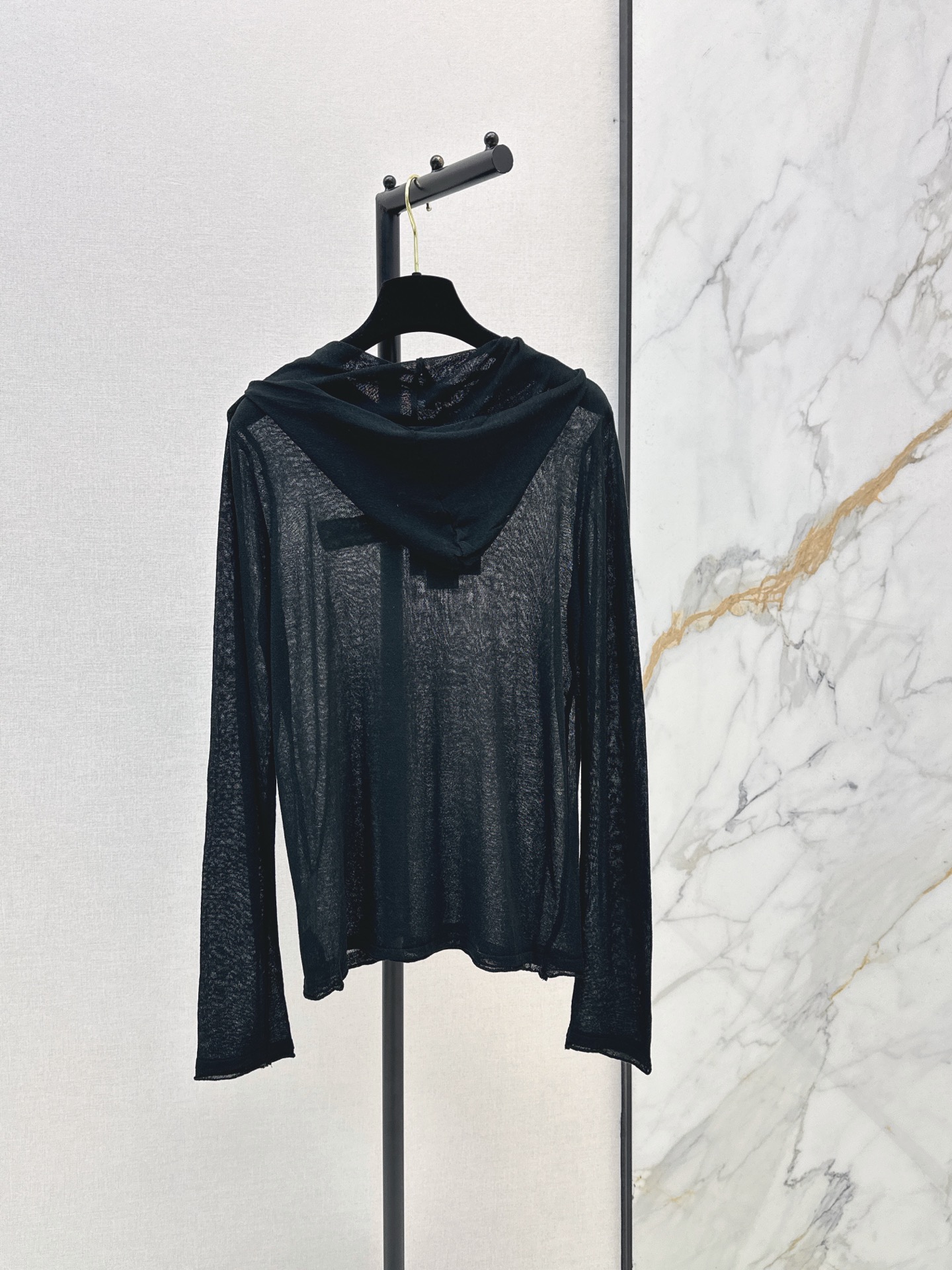 Chan 26ss hooded knitwear
