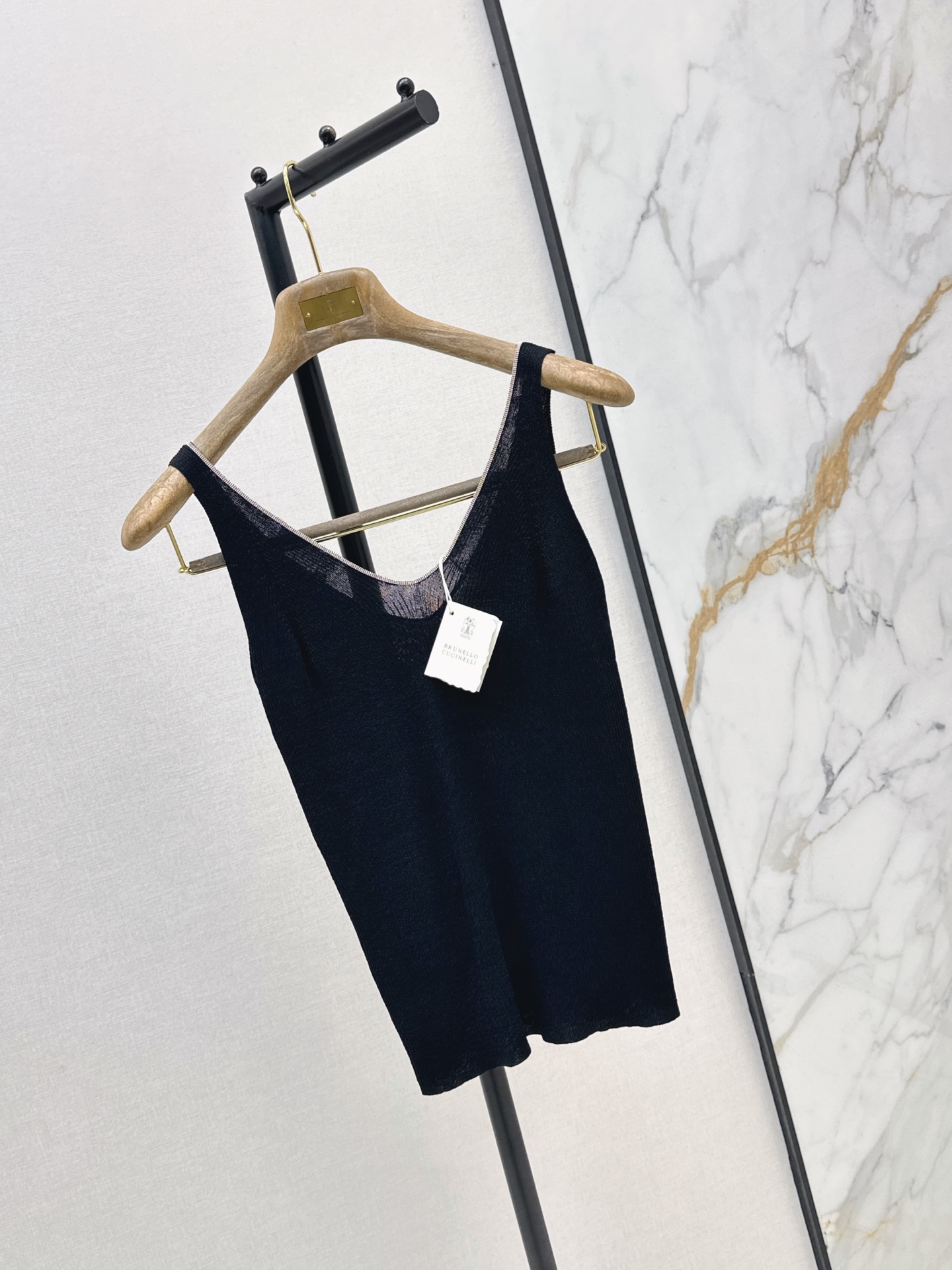 Brun 26ss v-neck knit vest