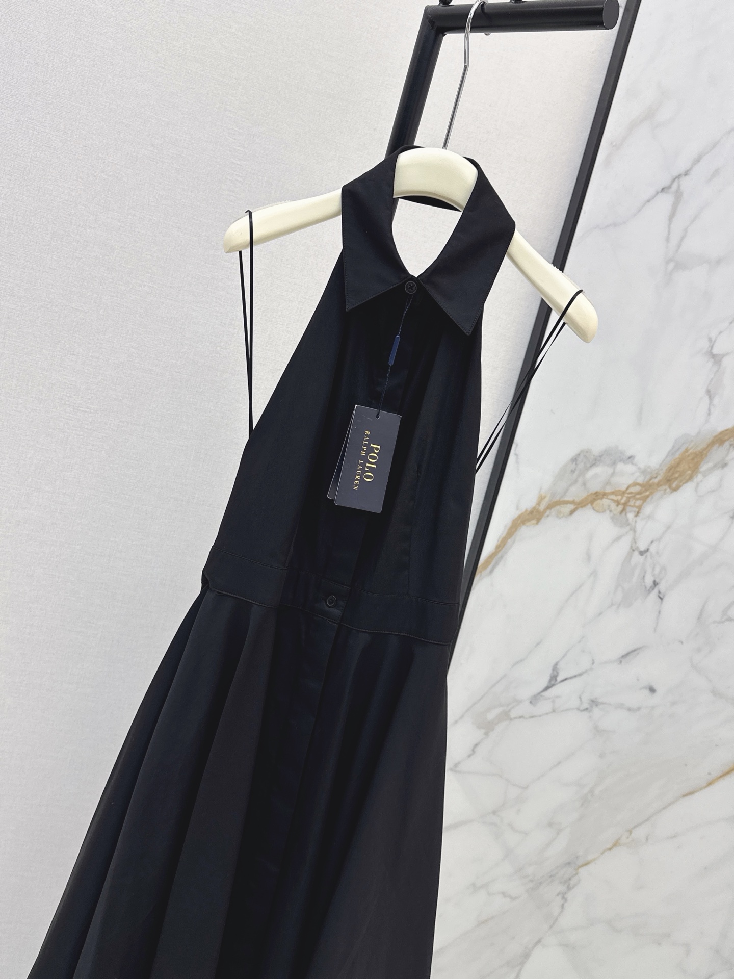 Ralp 26ss halter neck backless dress
