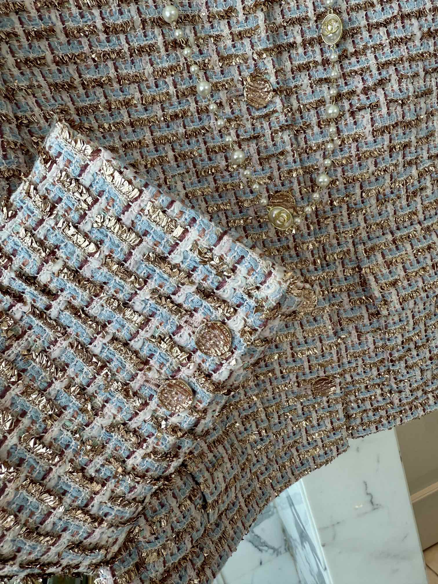 Chan 26ss tweed jacket
