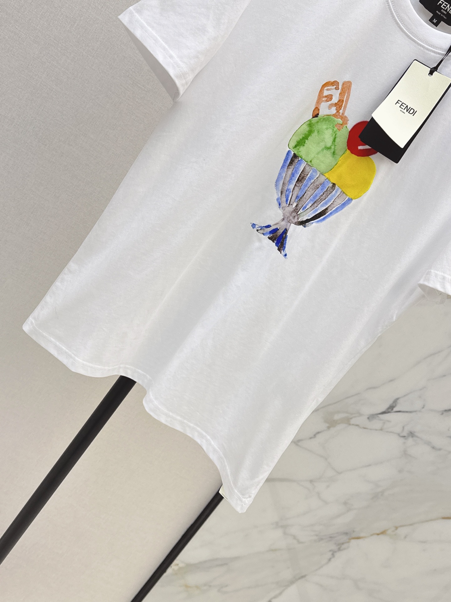 Fend 26ss print t-shirt