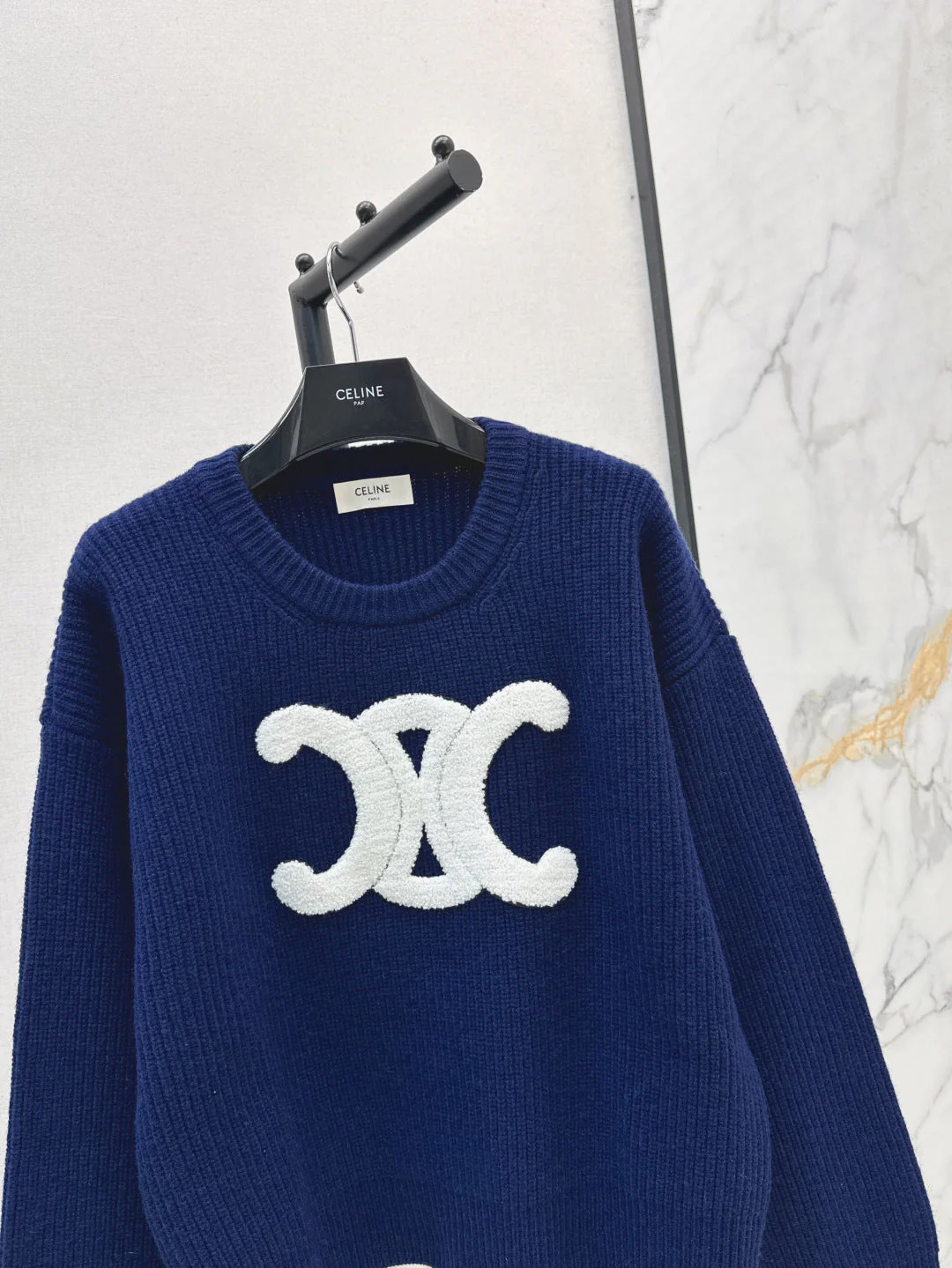 Celi 25fw embroidered sweater