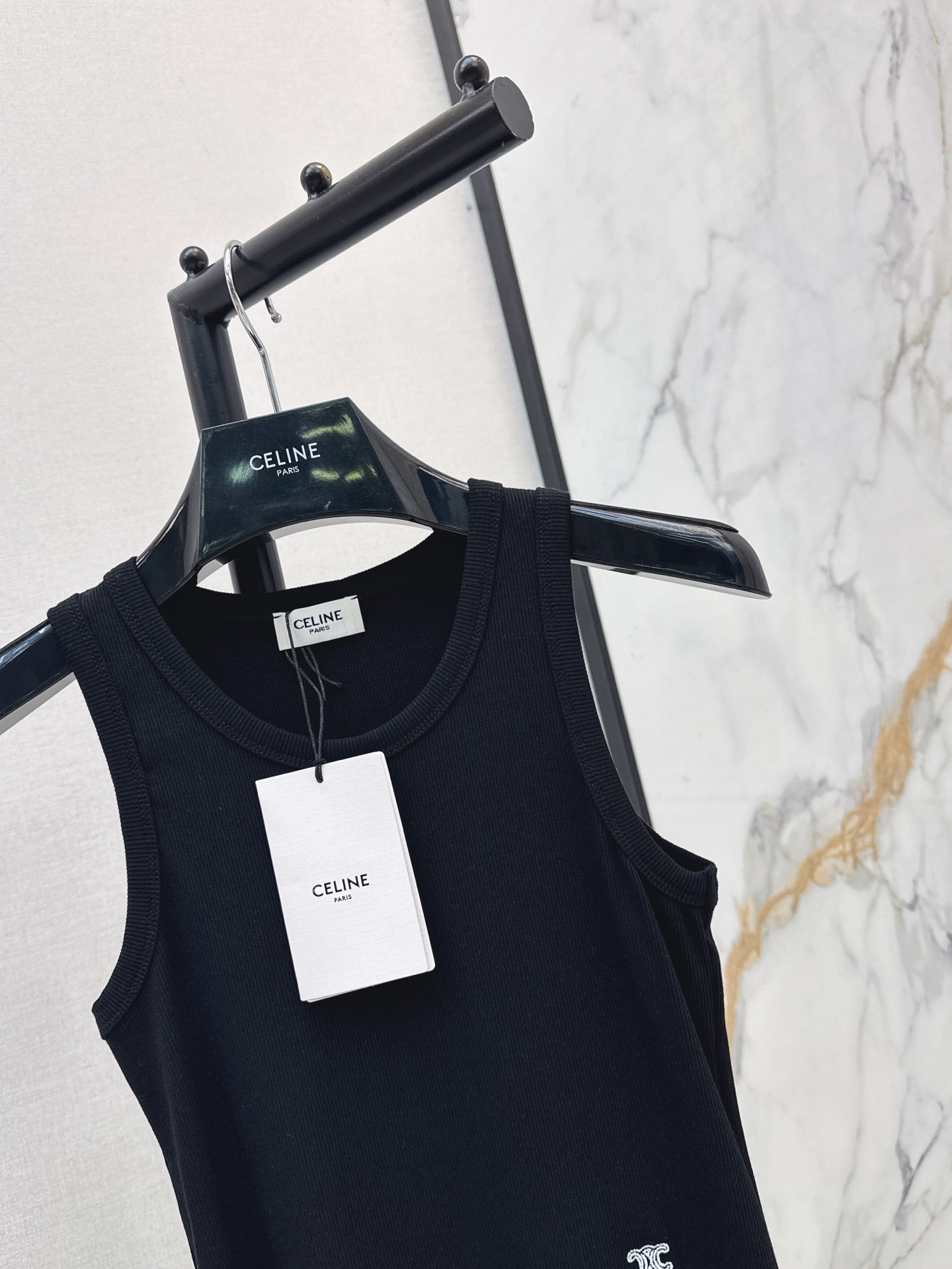 Celi 26ss rib knit vest