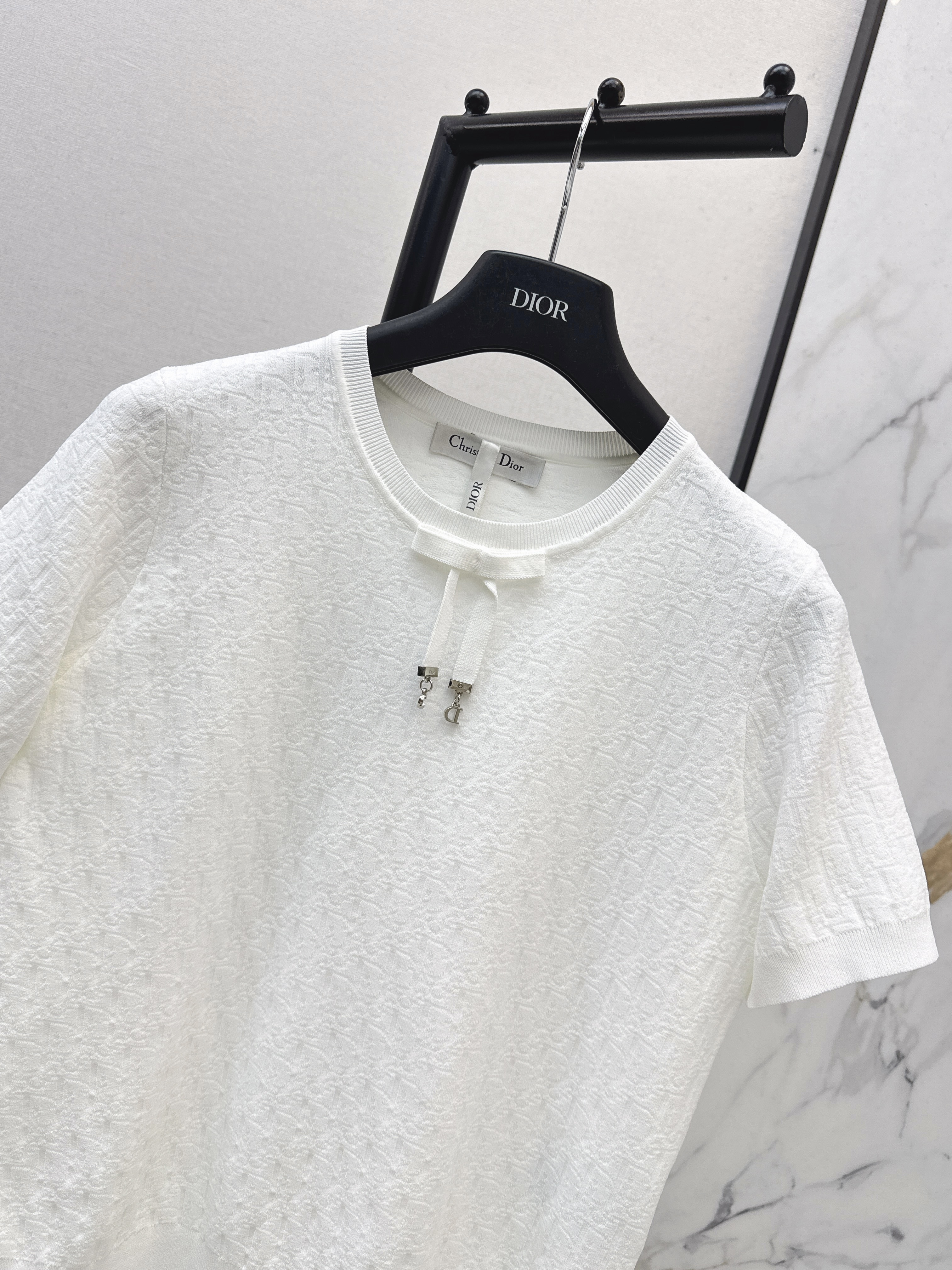 CD 26ss bow knit sweater