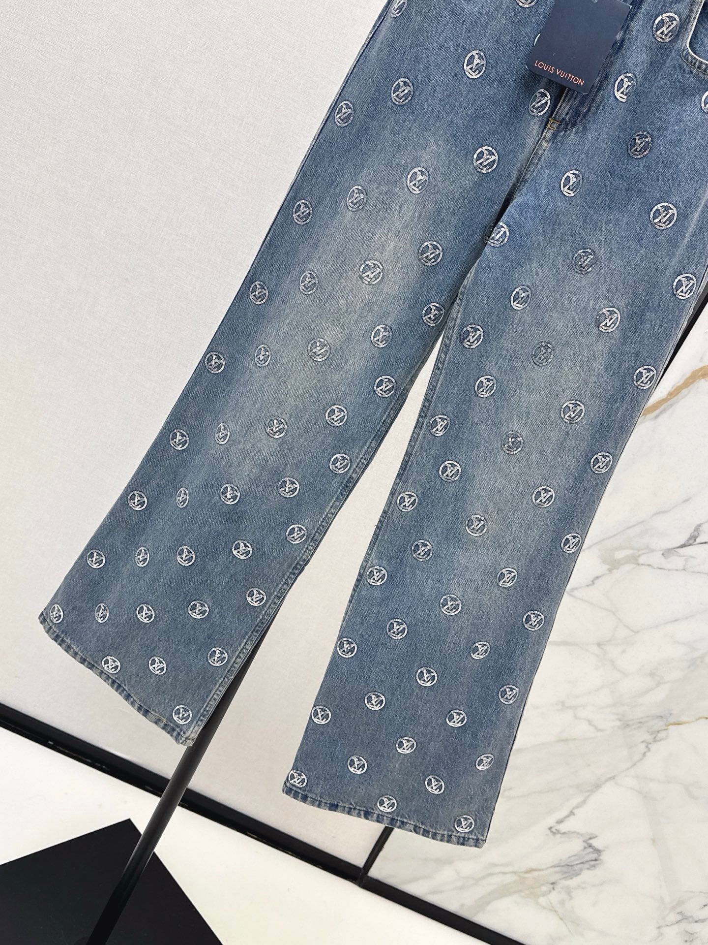Loui 25fw embroidery denim pants