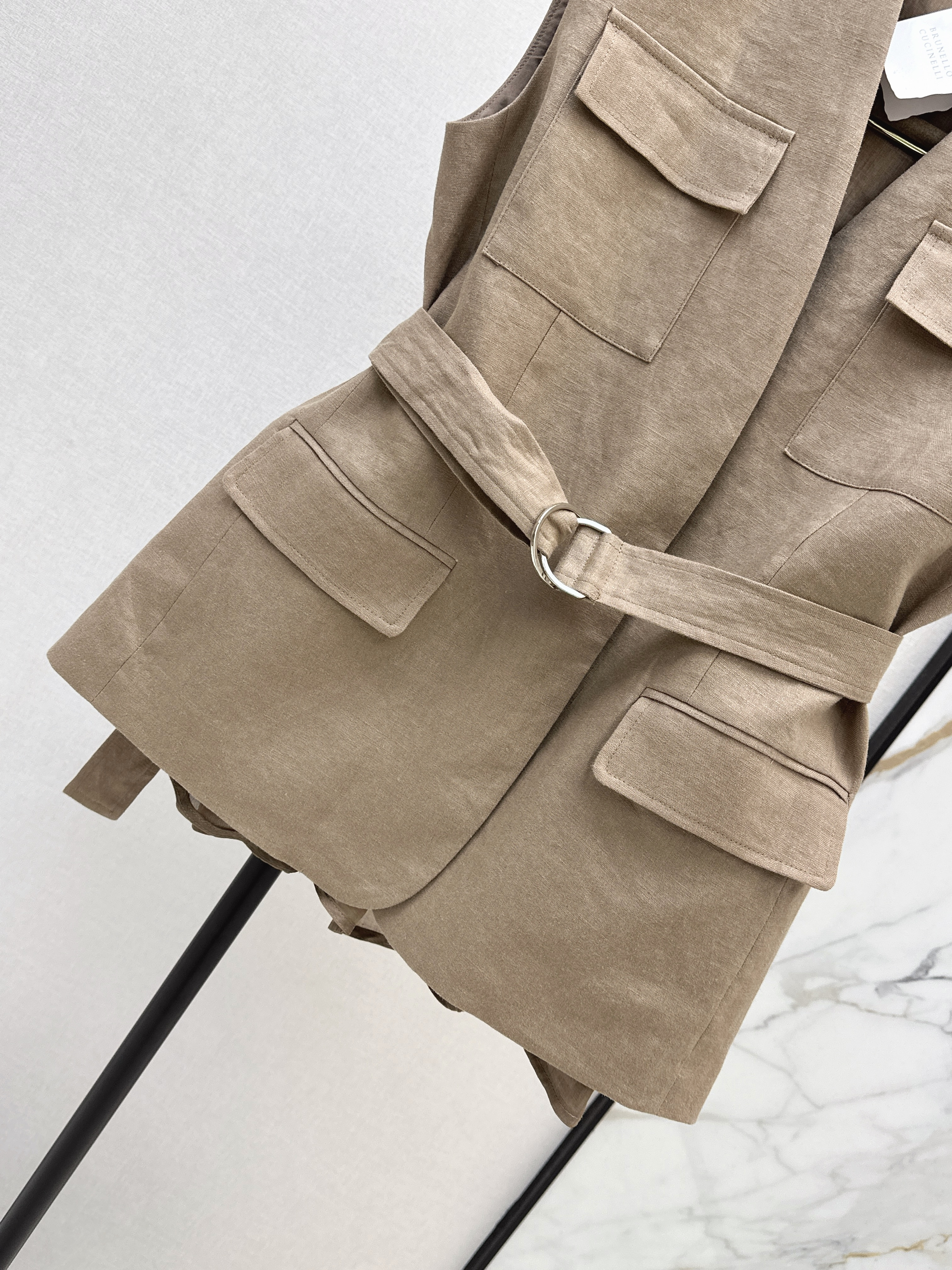 Brunello 26SS Layered Sleeveless Vest