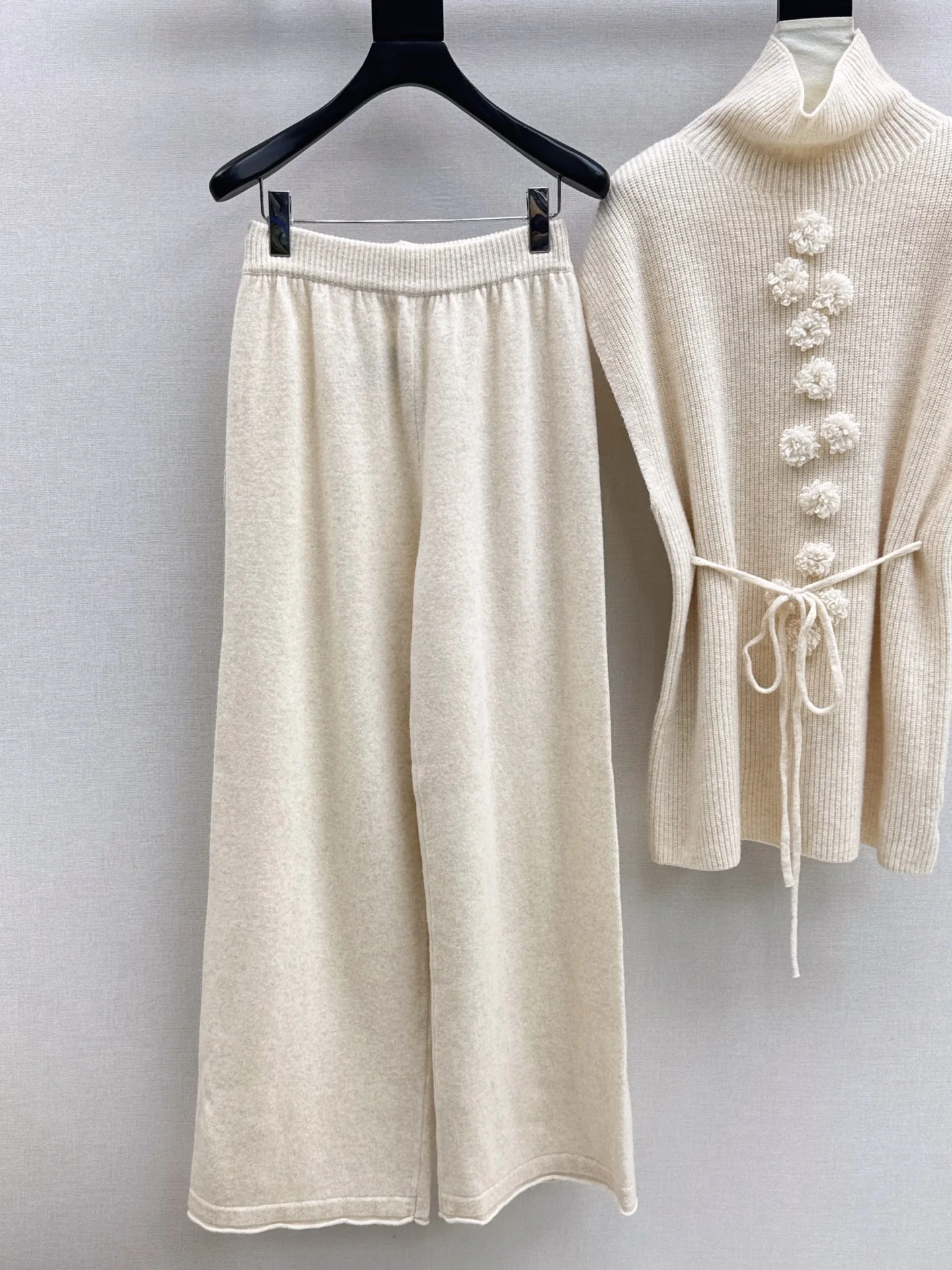 Chan 25fw sleeveless sweater pants set