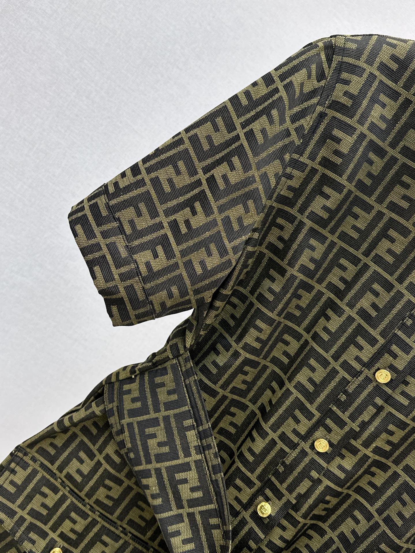 Fen 26ss jacquard dress