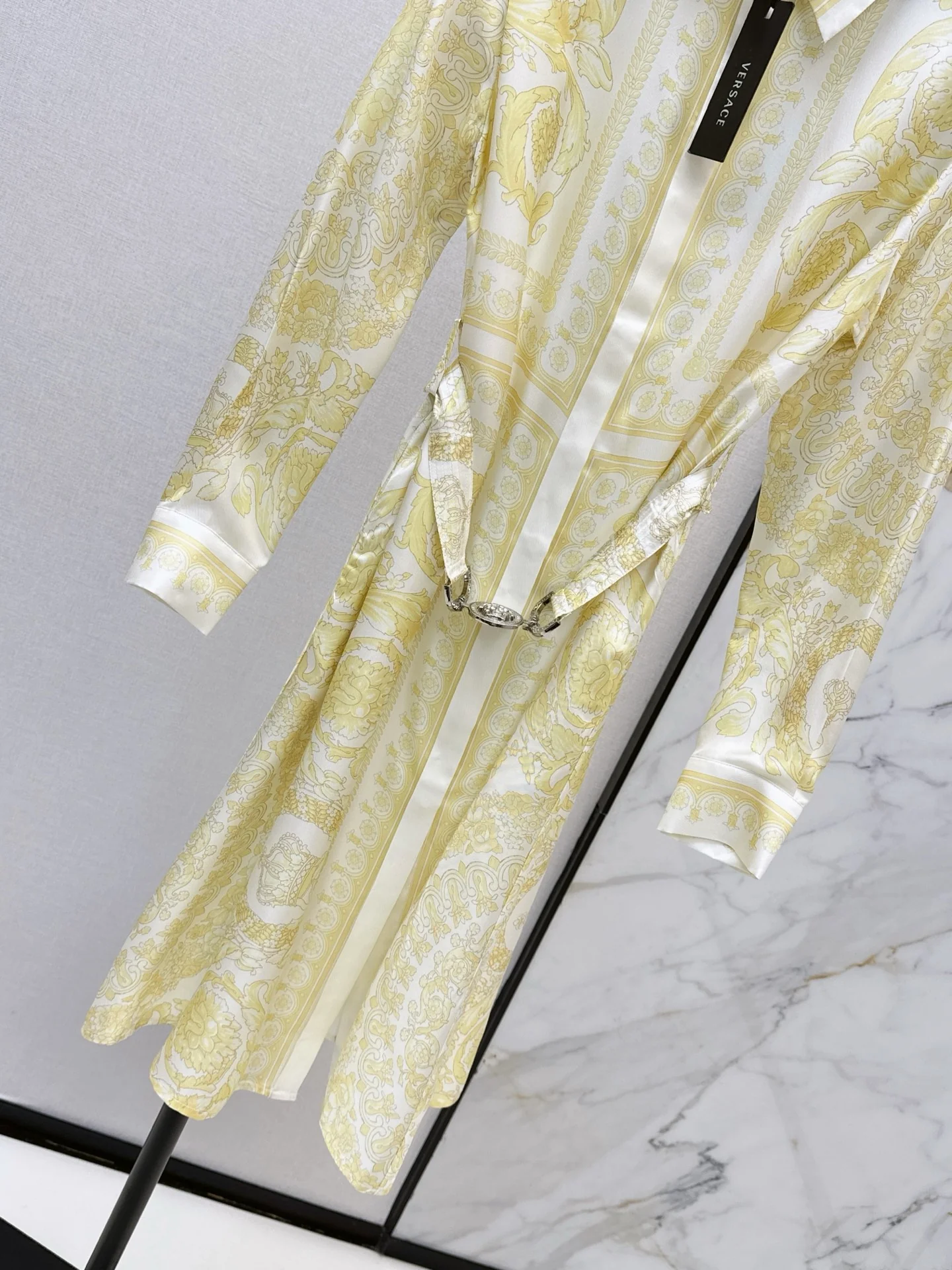 Vers 25fw silk dress