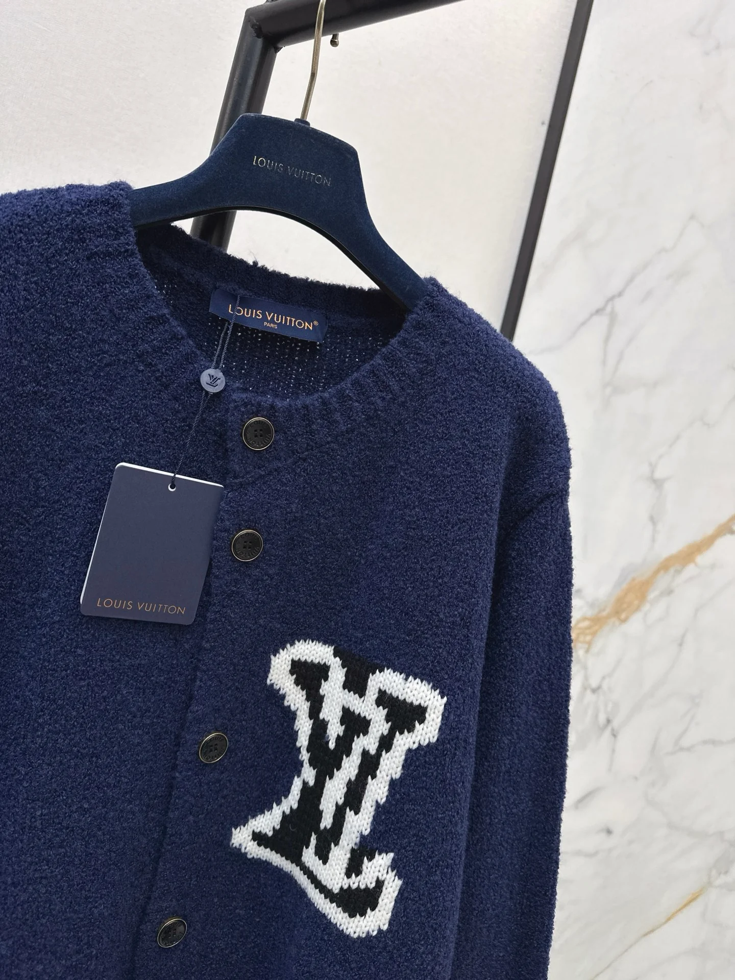 Louis 25fw jacquard cardigan