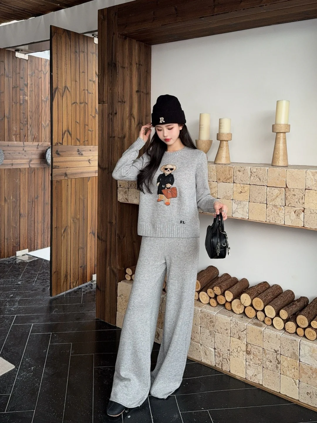 Ralp 25fw sweater pants set