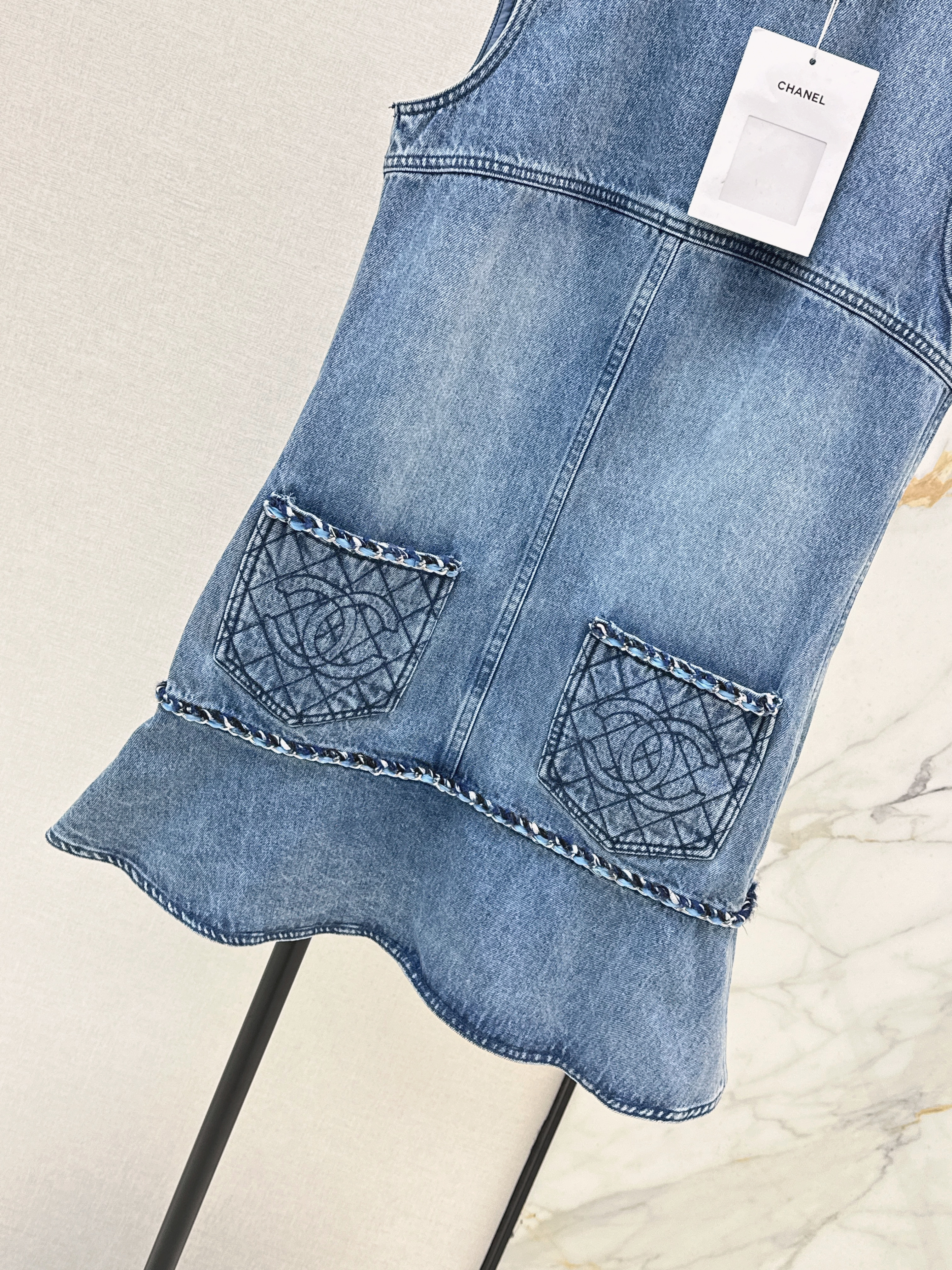 Chan 26ss denim dress