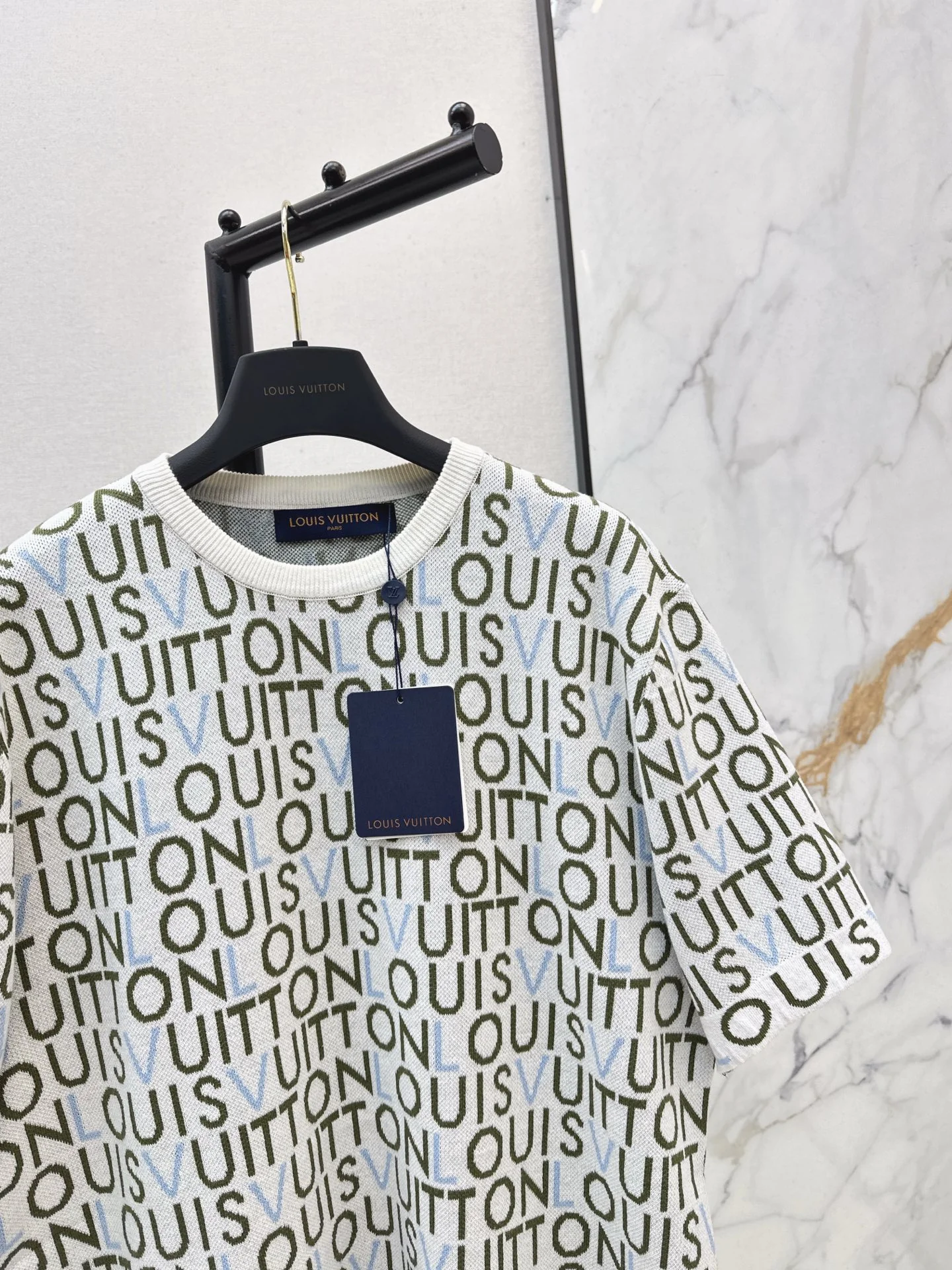 Louis 26ss jacquard knit t-shirts