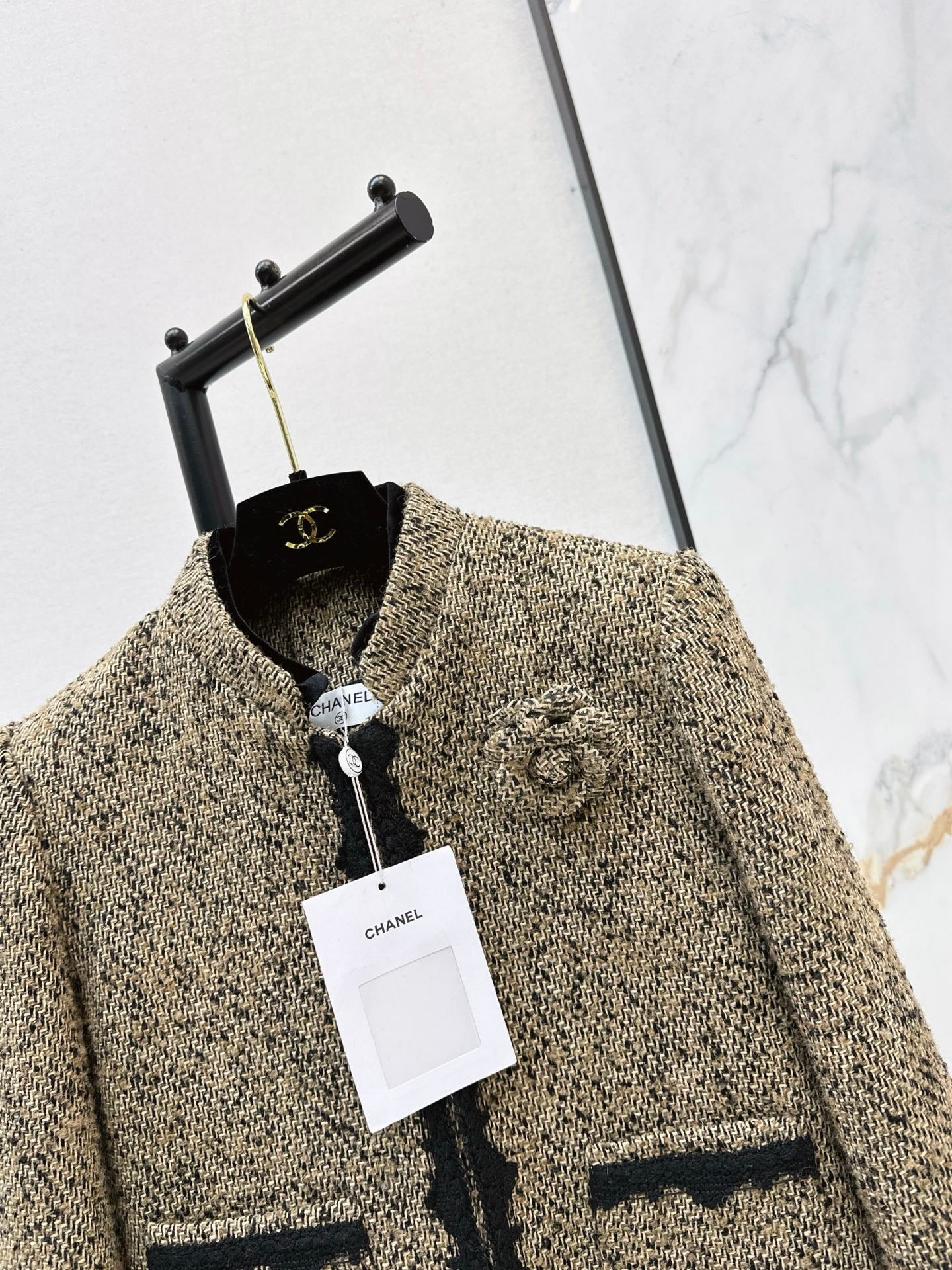 Chan 26ss woven tweed jacket