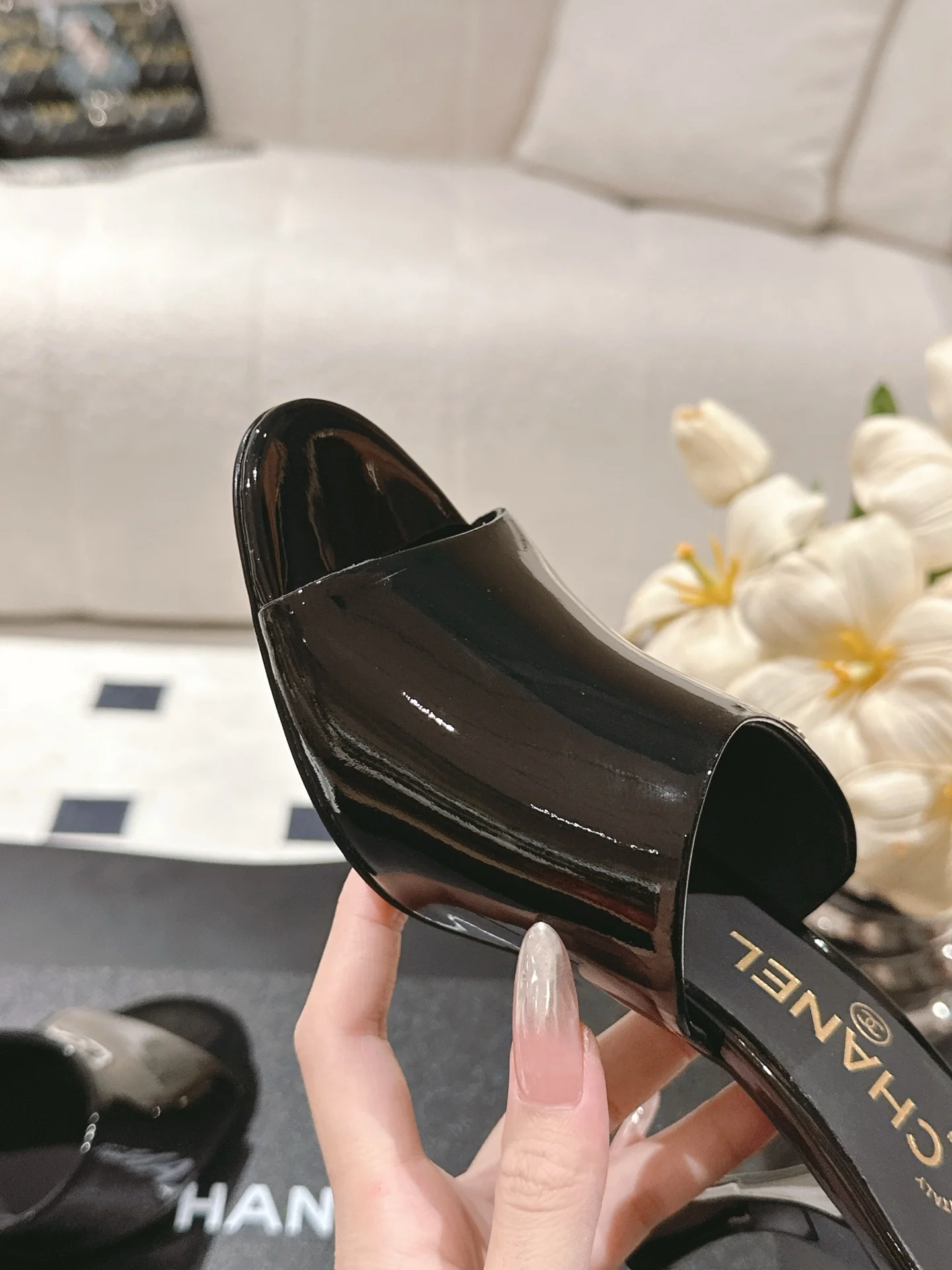 Chan high*heeled sandals