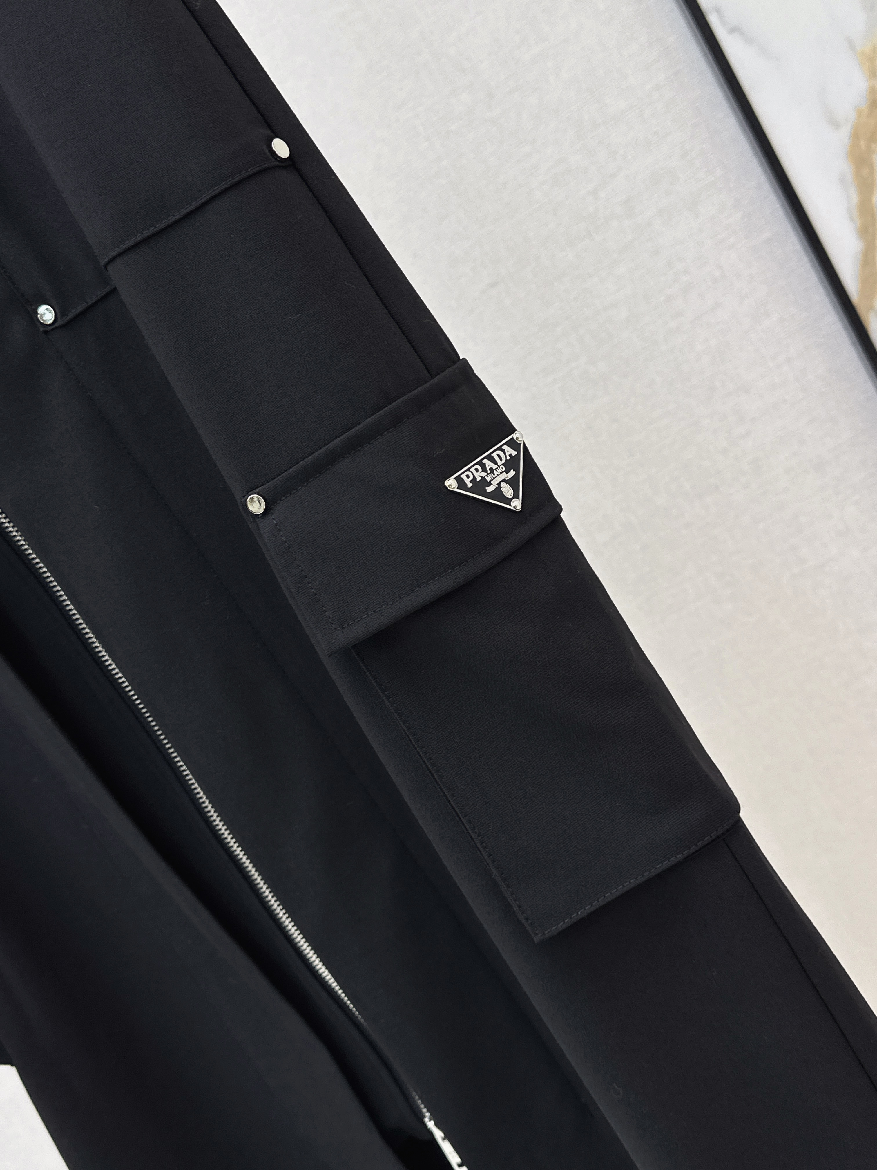 Pra 26ss zip-up skirt