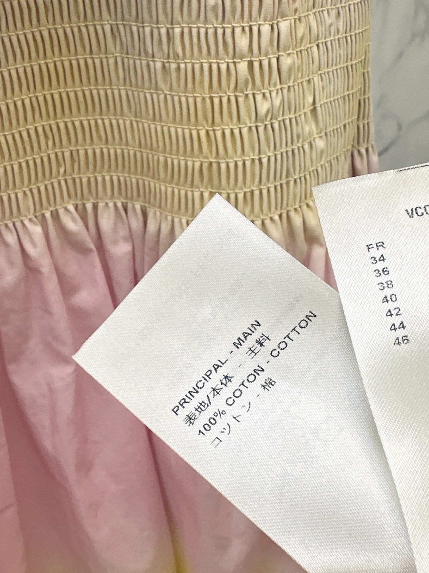 Loui 26ss gradient slip dress