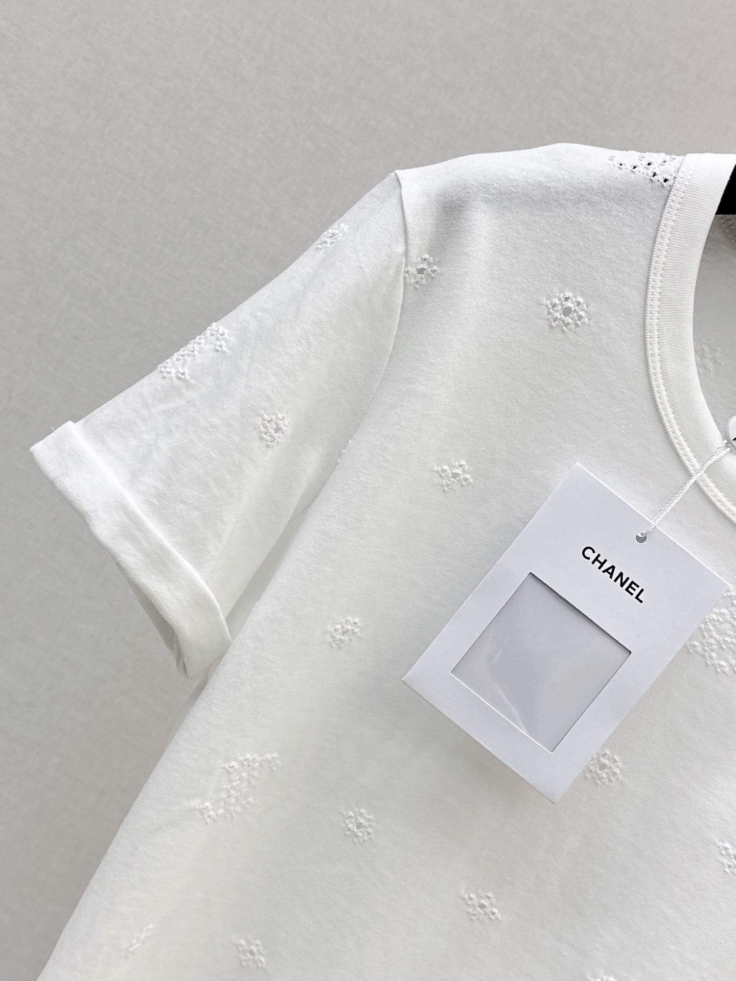 Chan 26ss hollow t-shirt