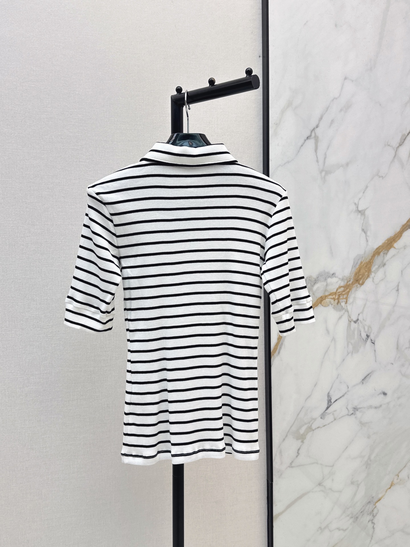 Celi 26ss stripe polo shirt