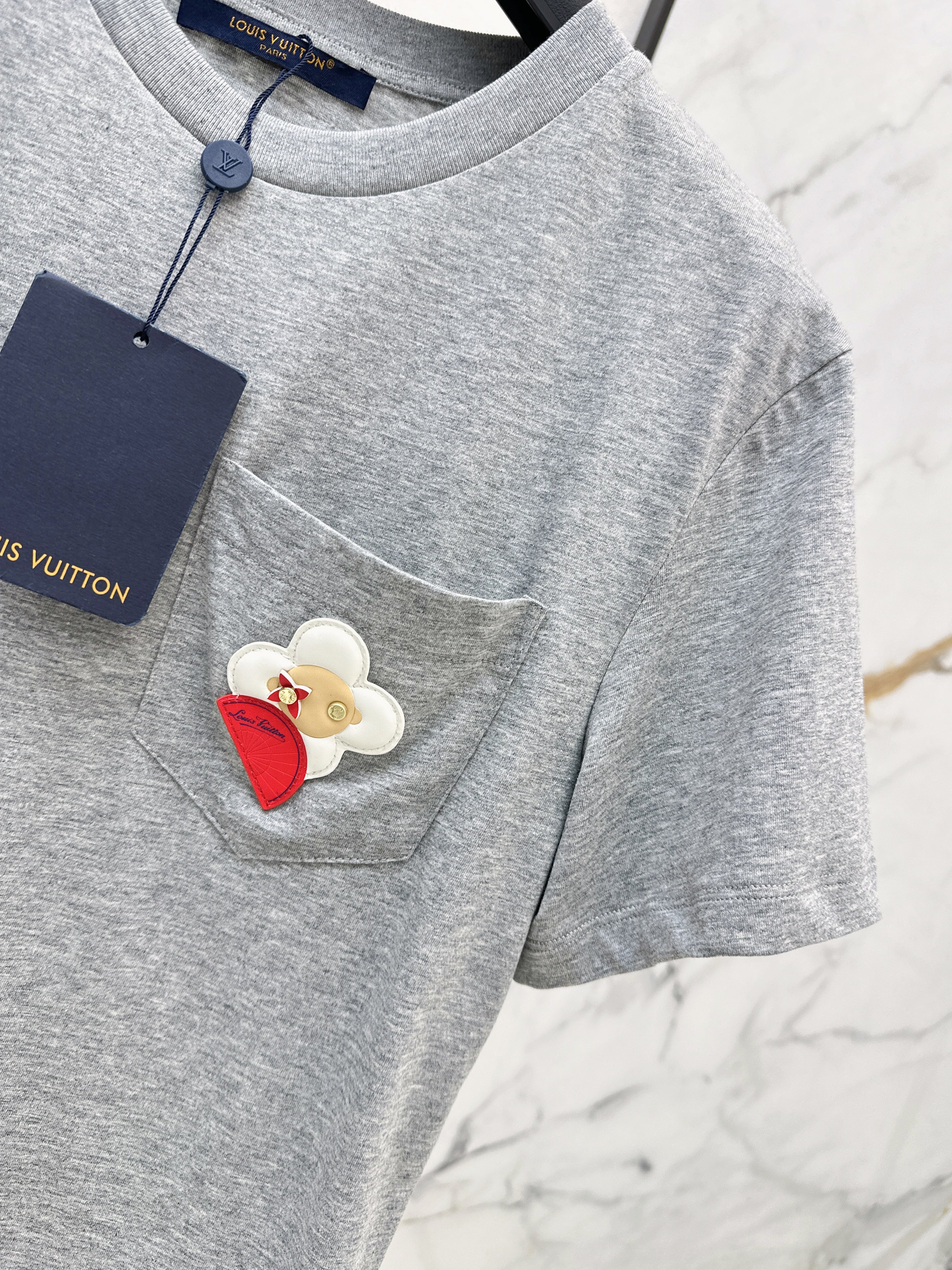 Louis 26ss embroidery t-shirts