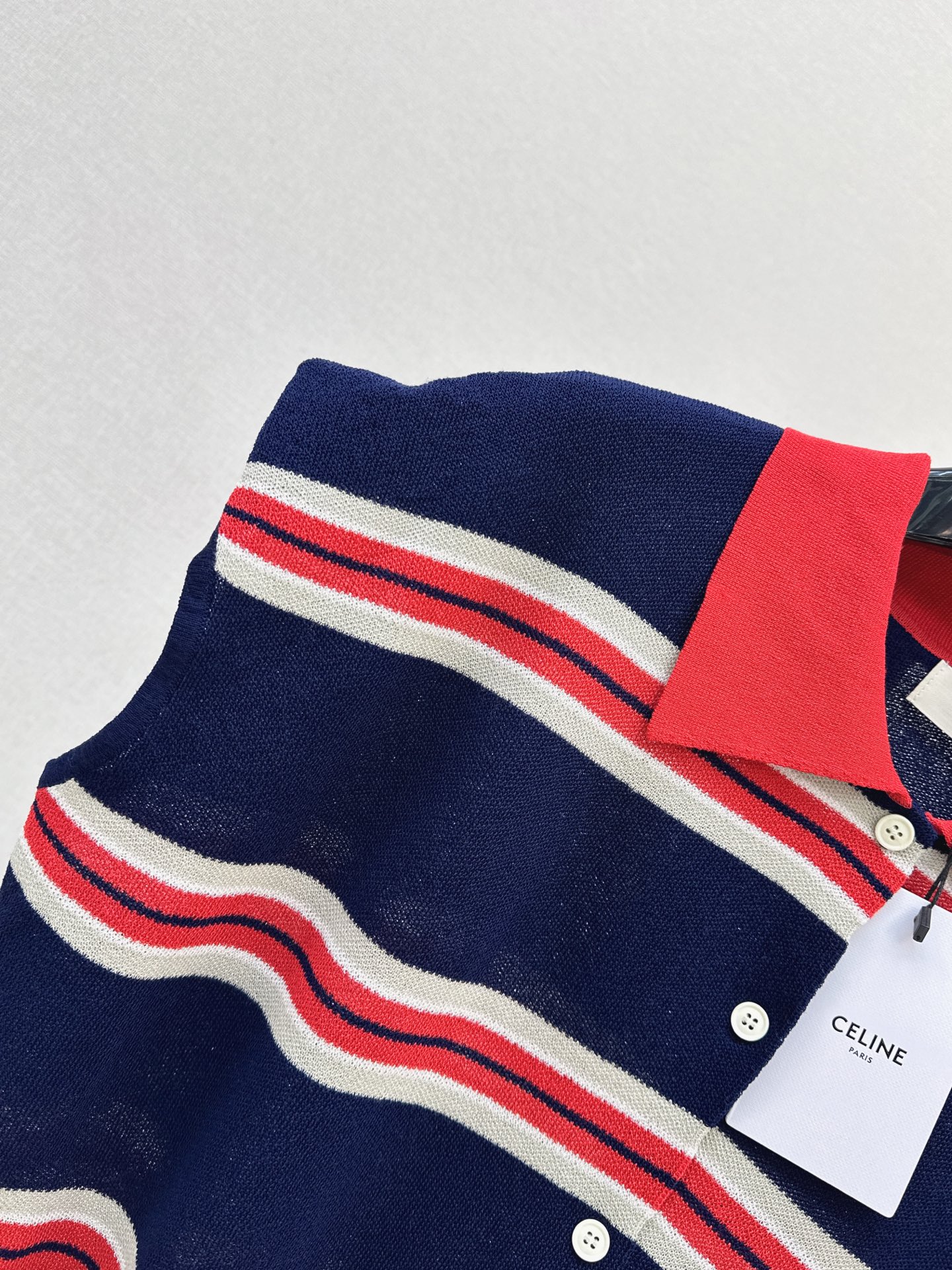 Celi 26ss sleeveless knit cardigan