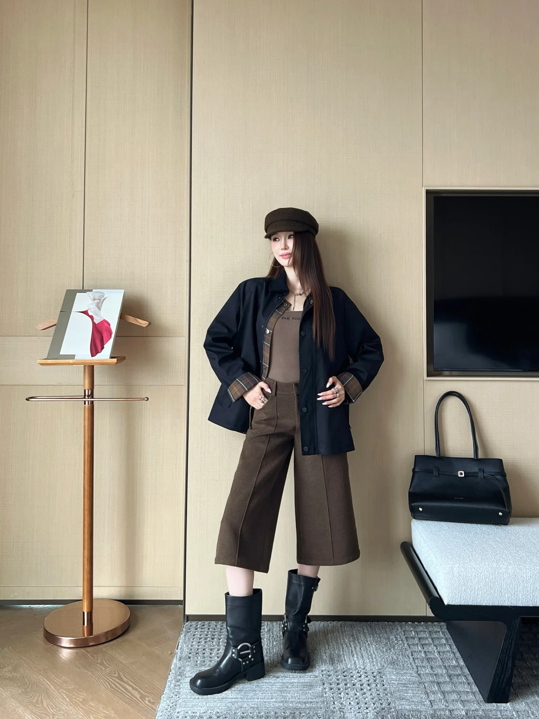 Loe 25fw reversible jacket